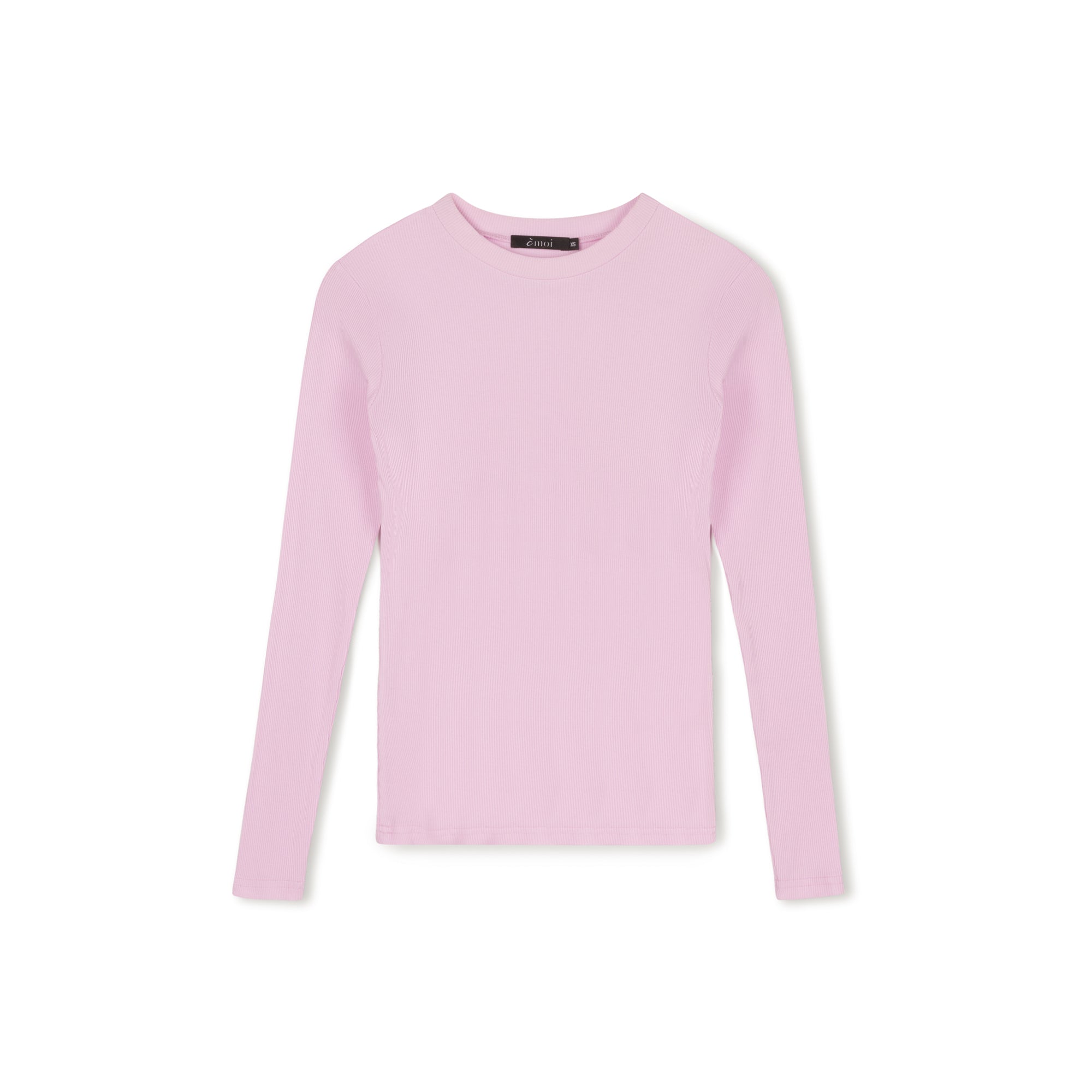 Ribbed Crewneck Tee | Lavender