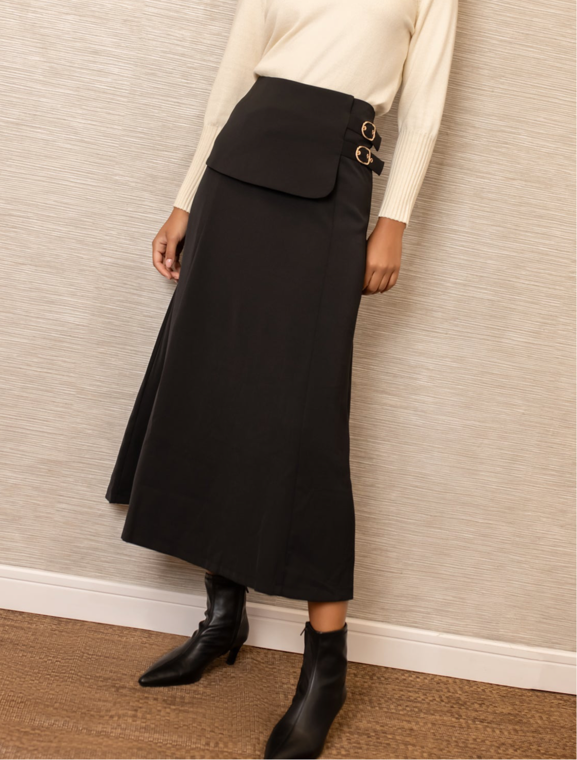 Avril Maxi Skirt | Black