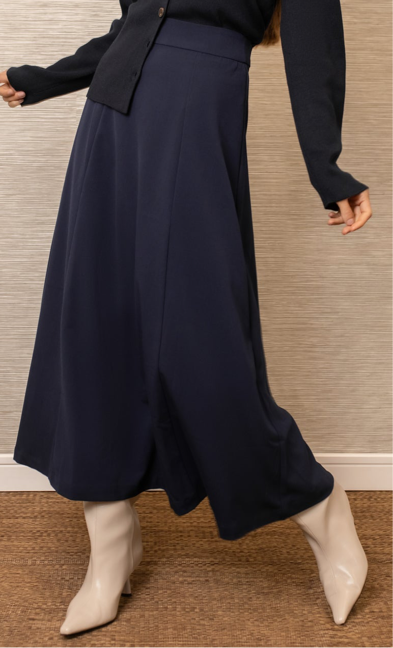 Nini Flared Skirt | Navy