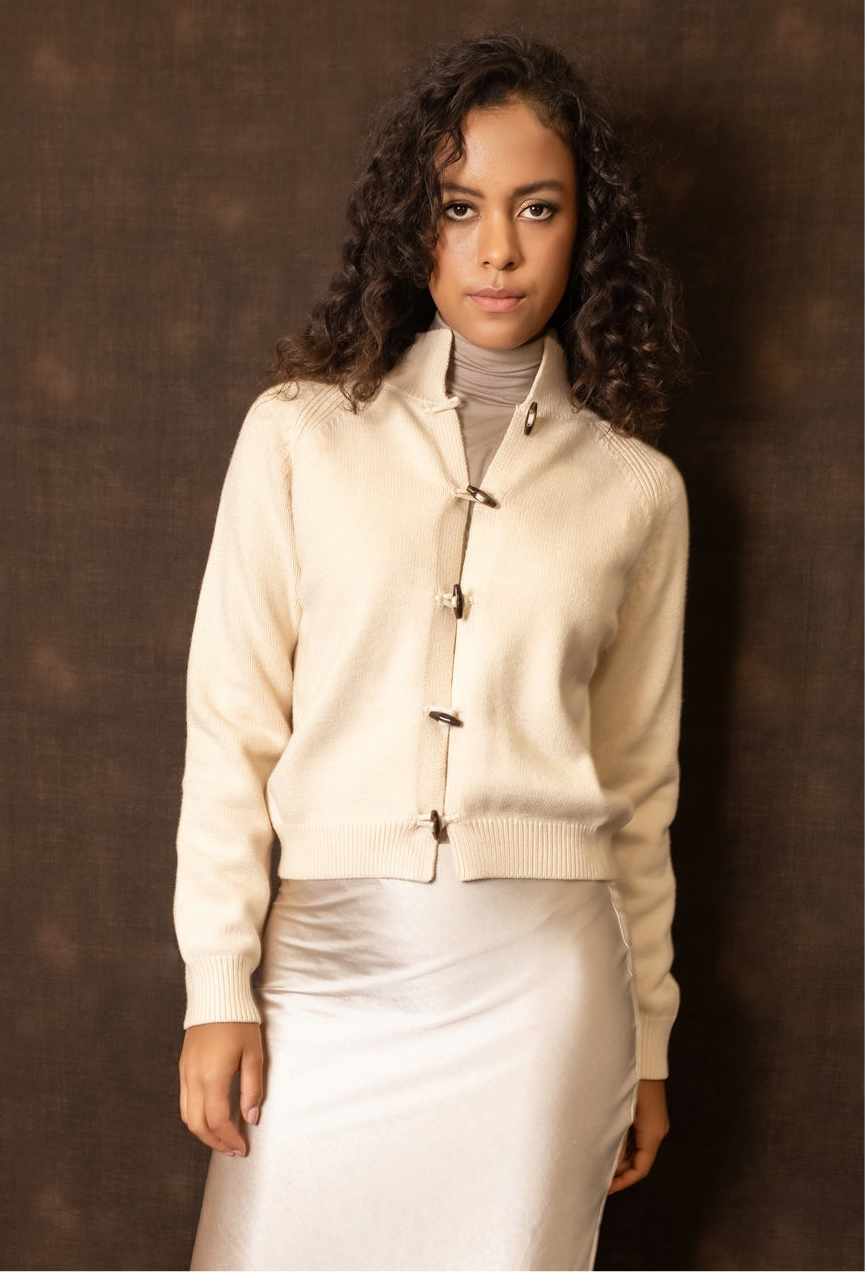 Toggle Sweater | Cream
