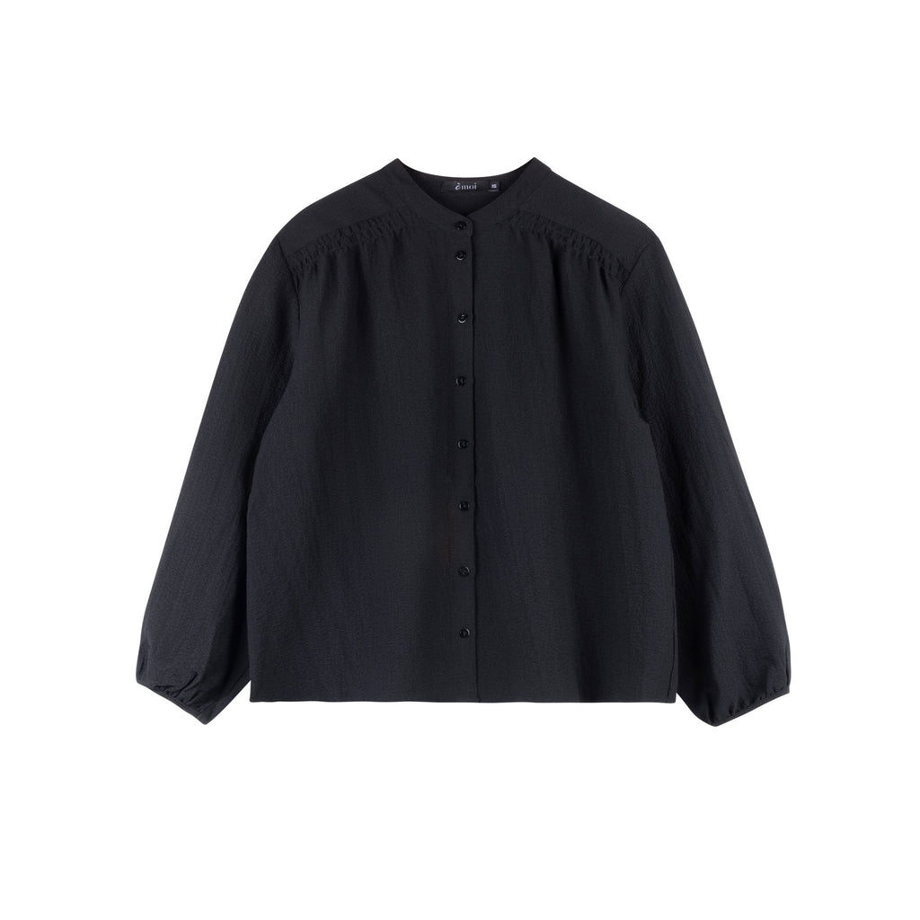 Gauze Blouse | Black [Final Sale]