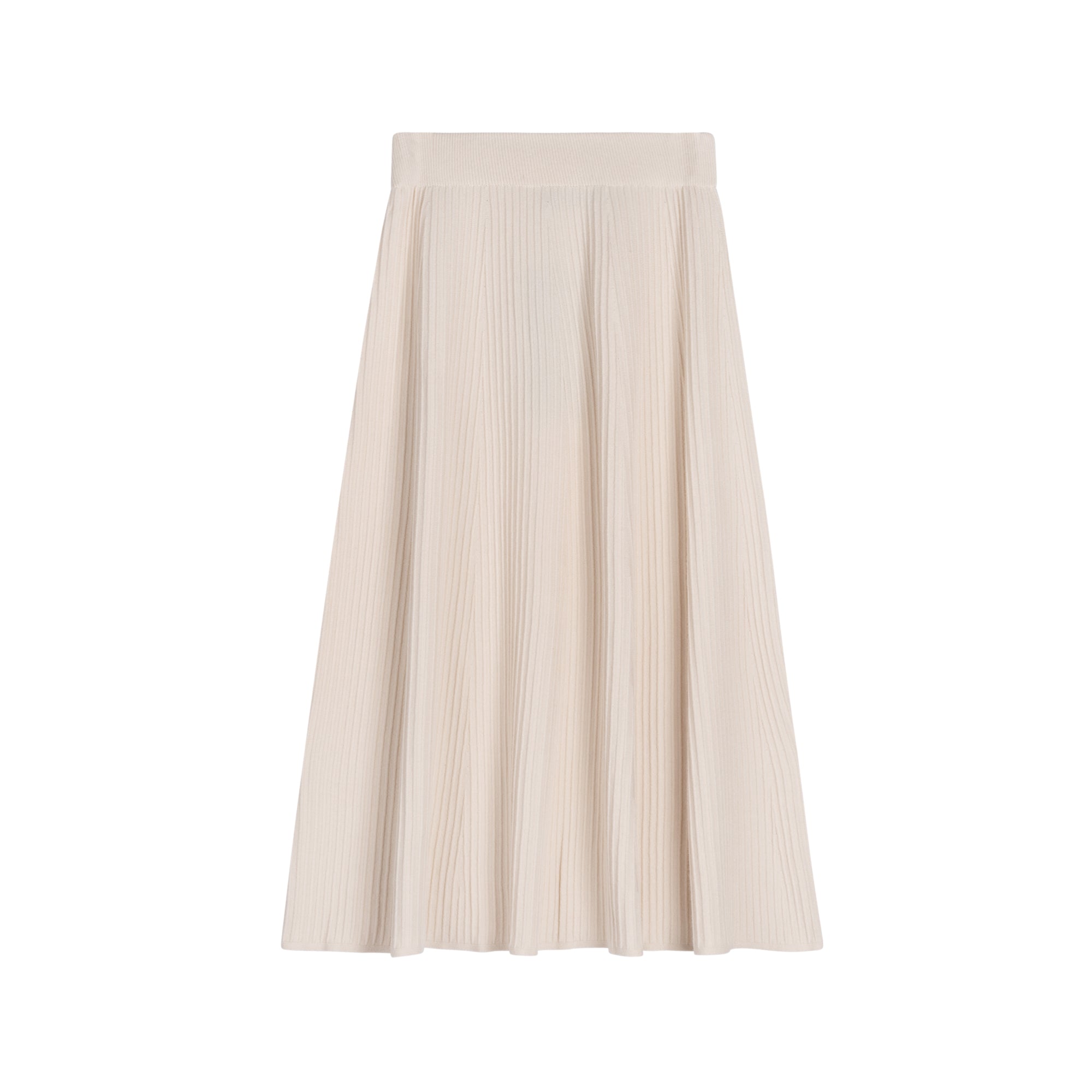 Midi Knit Skirt | Cream [Final Sale]