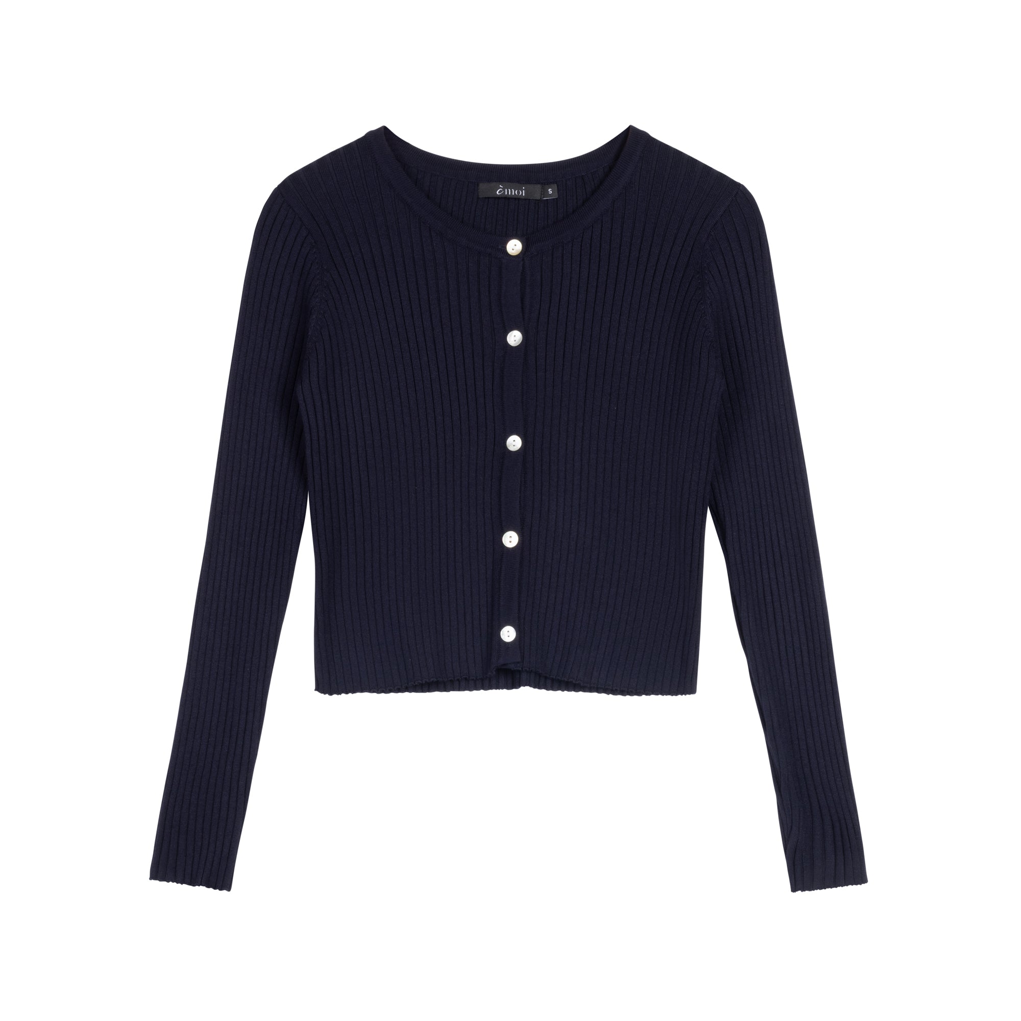 Knit Cardigan | Navy