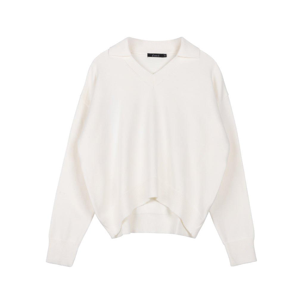 Chelsea Pullover | White