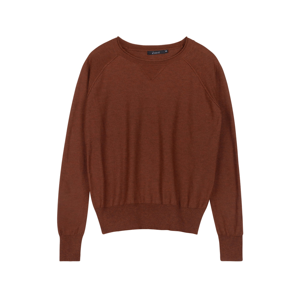 Autumn Crewneck Sweater | Rust [Final Sale]