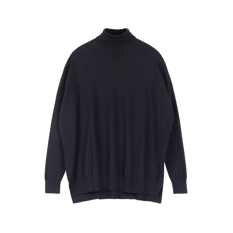 Turtleneck Sweater | Black