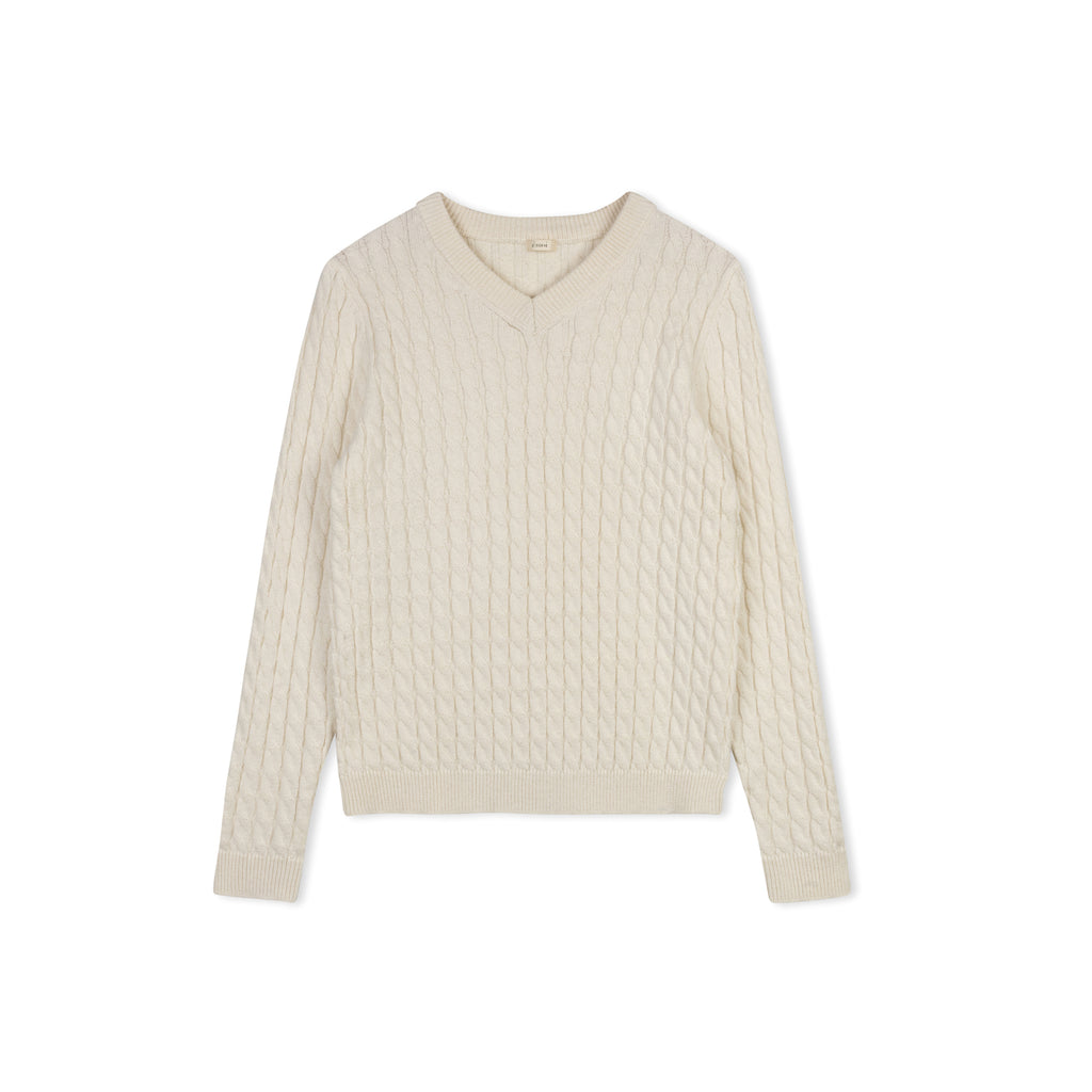 Cable Knit Set | Cream (Purchased as a set)
