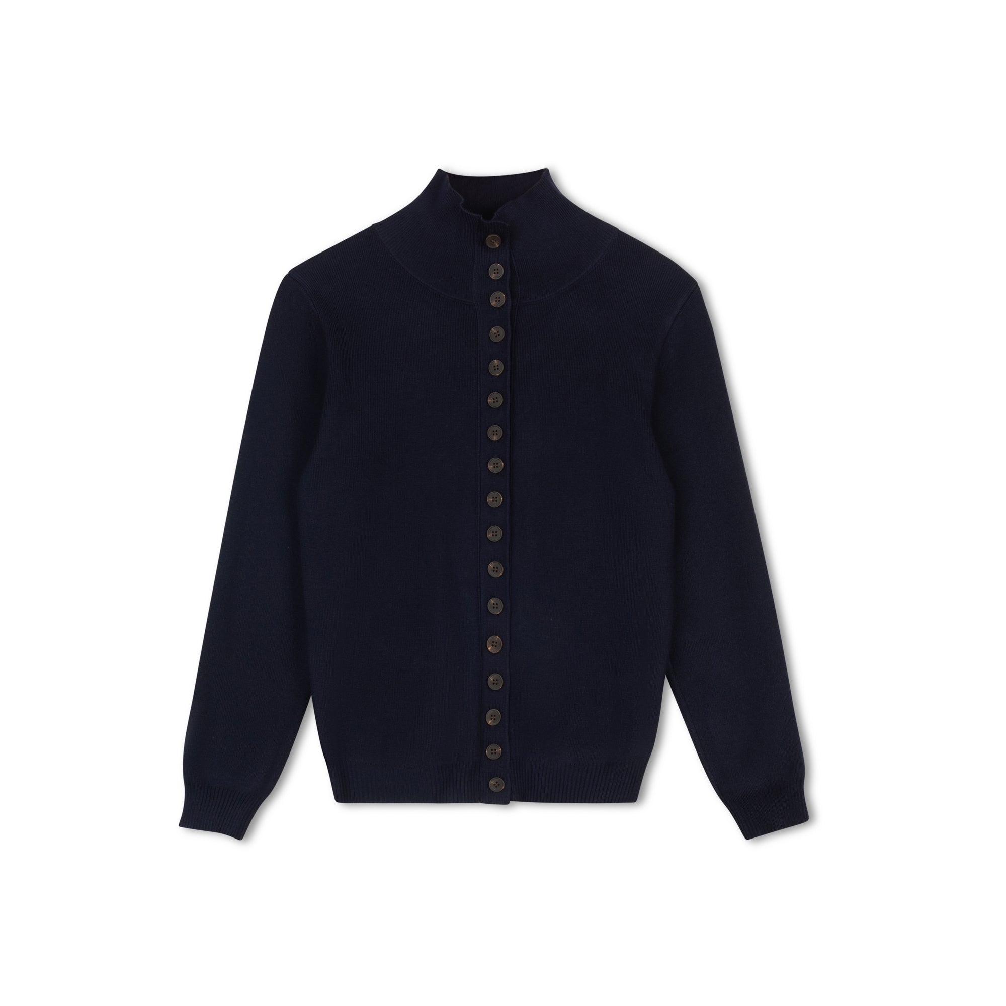 Button Sweater | Navy