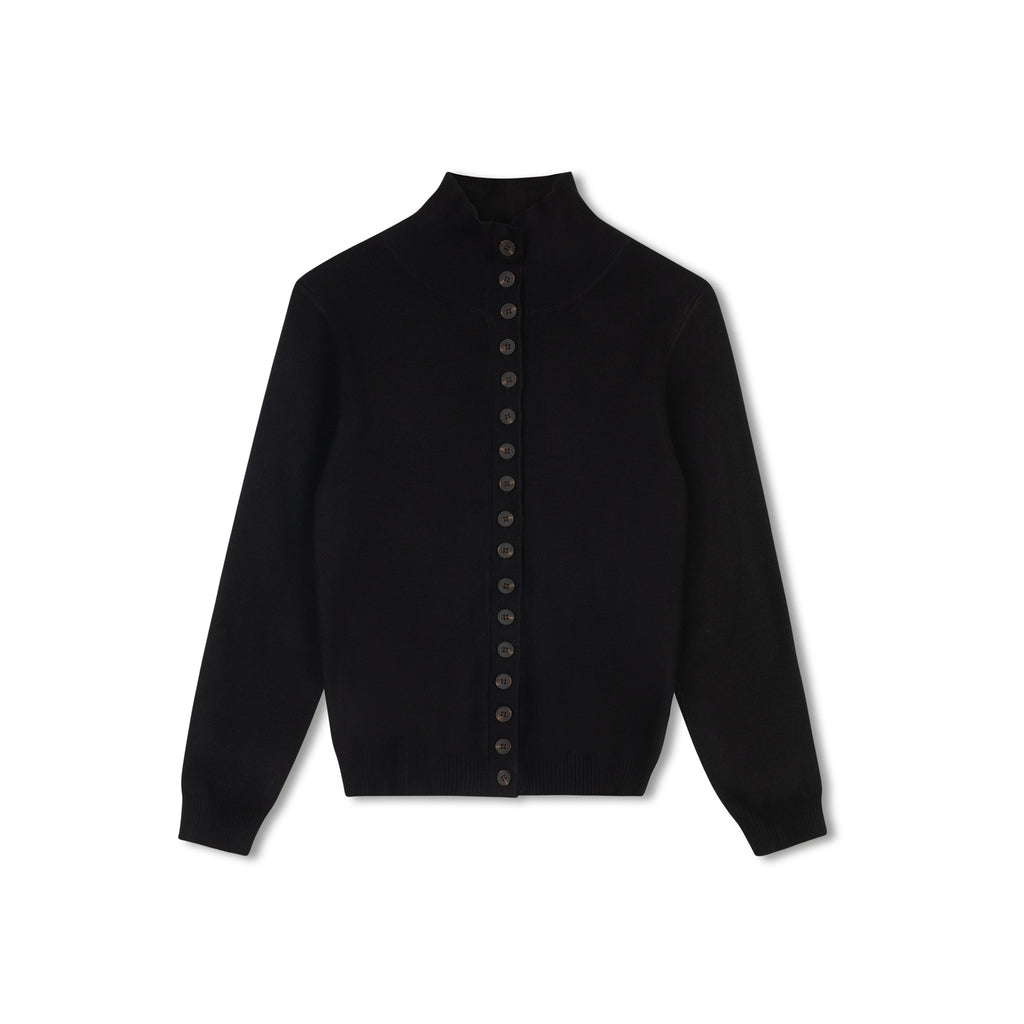Button Sweater | Black