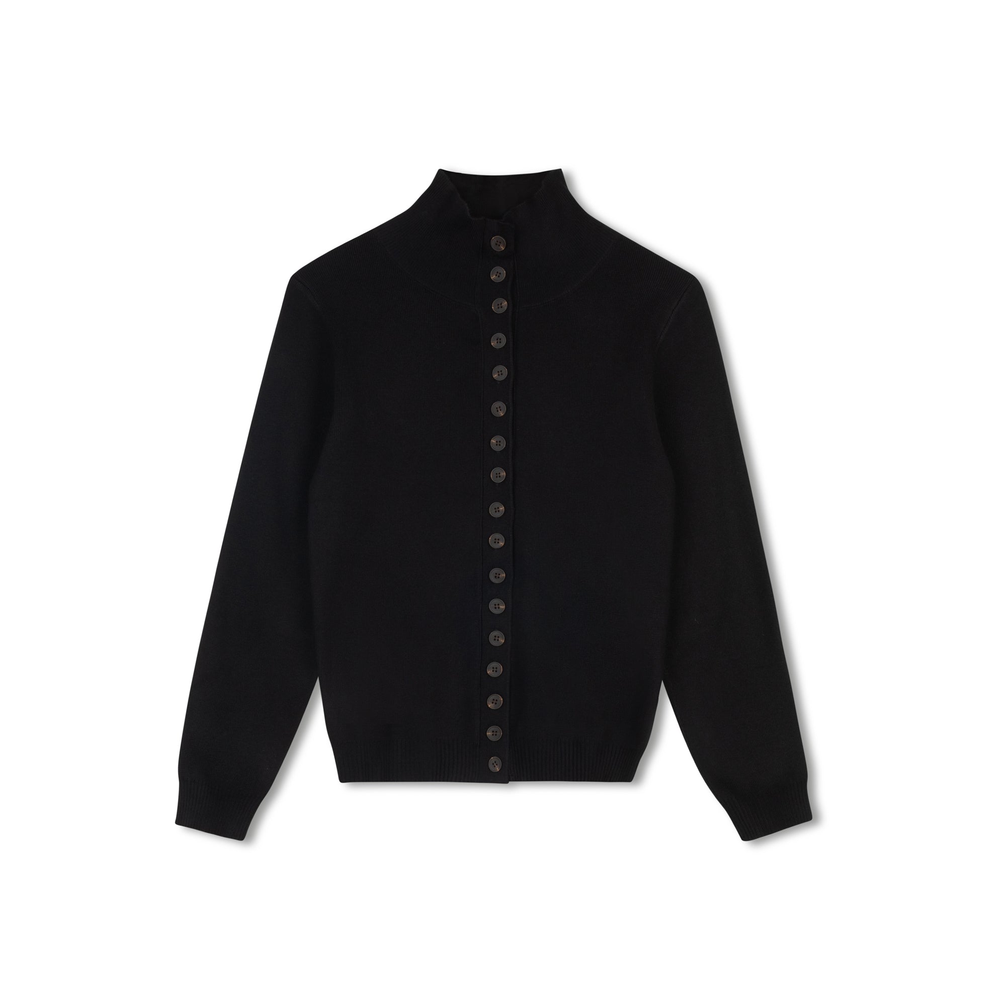 Button Sweater | Black