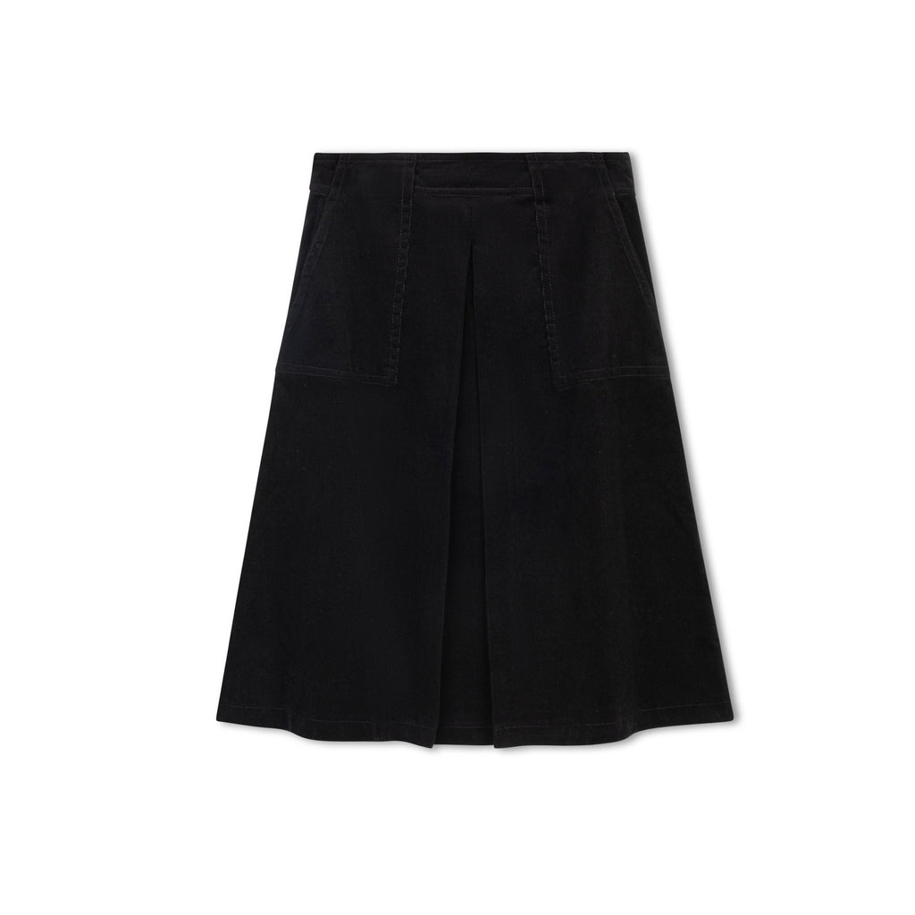 Corduroy Skirt  | Black