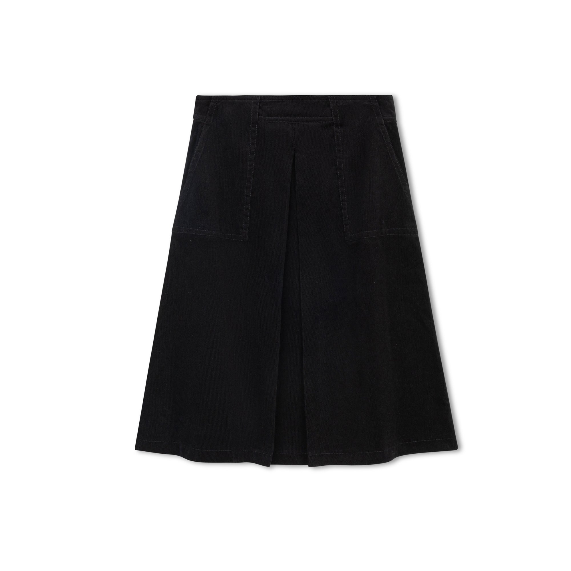 Corduroy Skirt  | Black