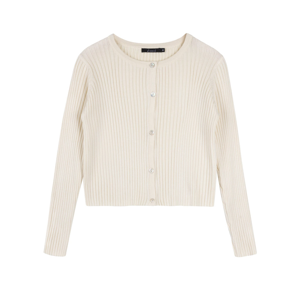 Knit Cardigan | Cream