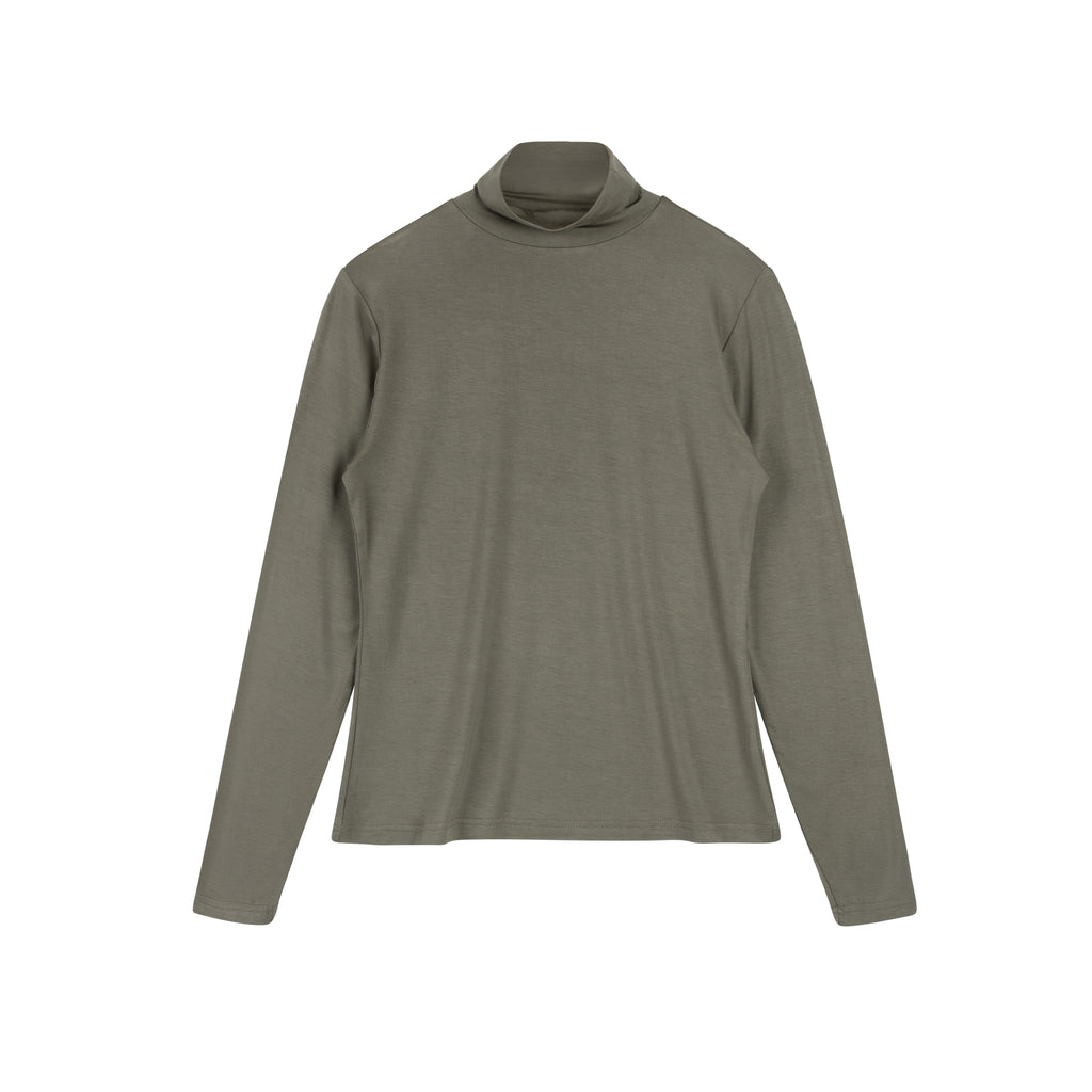 Layered Turtleneck | Green