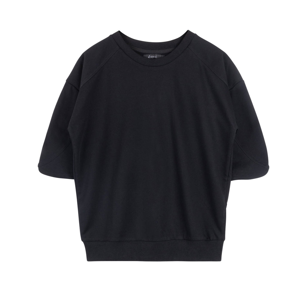 Tulip Crewneck | Black [Final Sale]