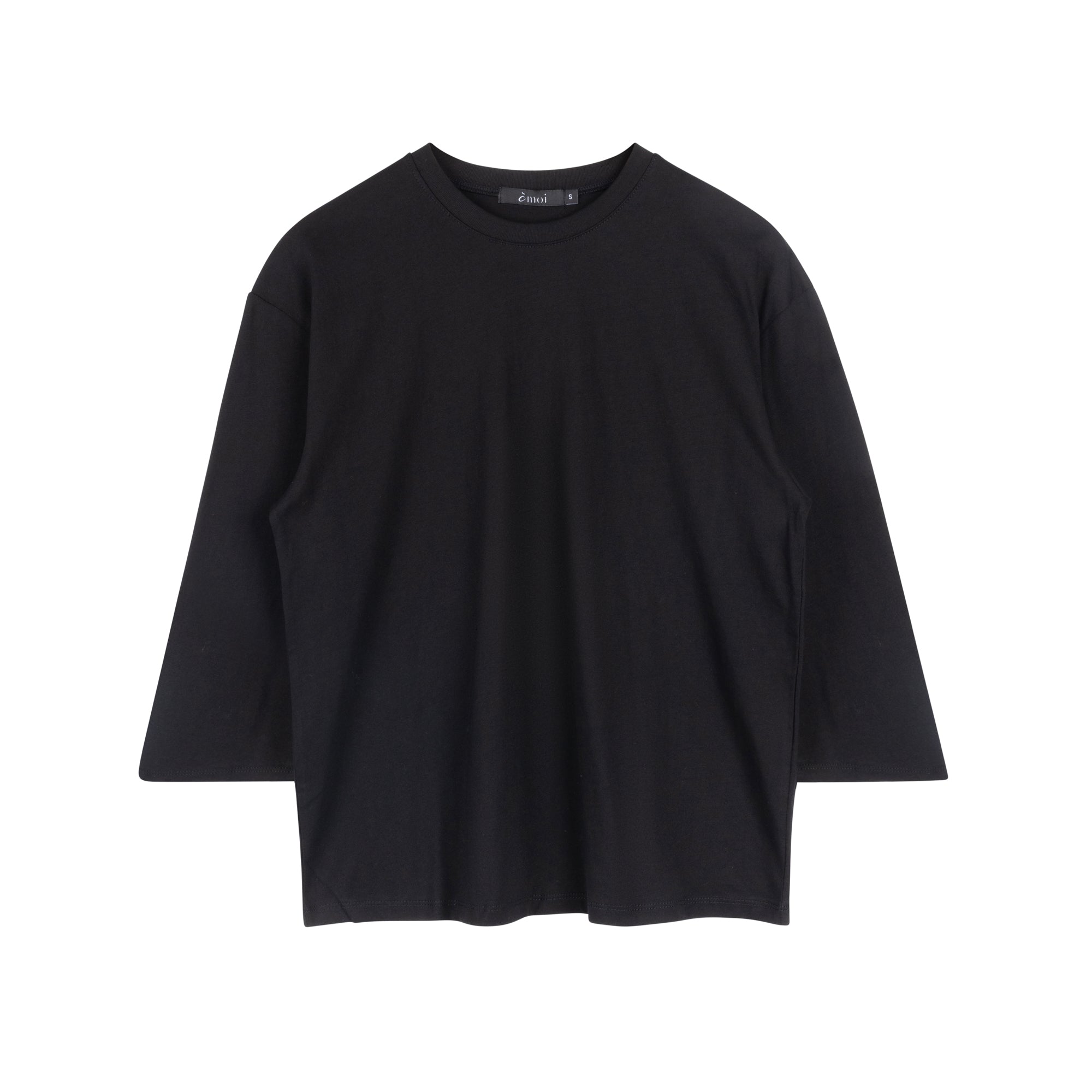 Essential Crewneck Tee | Black [Final Sale]