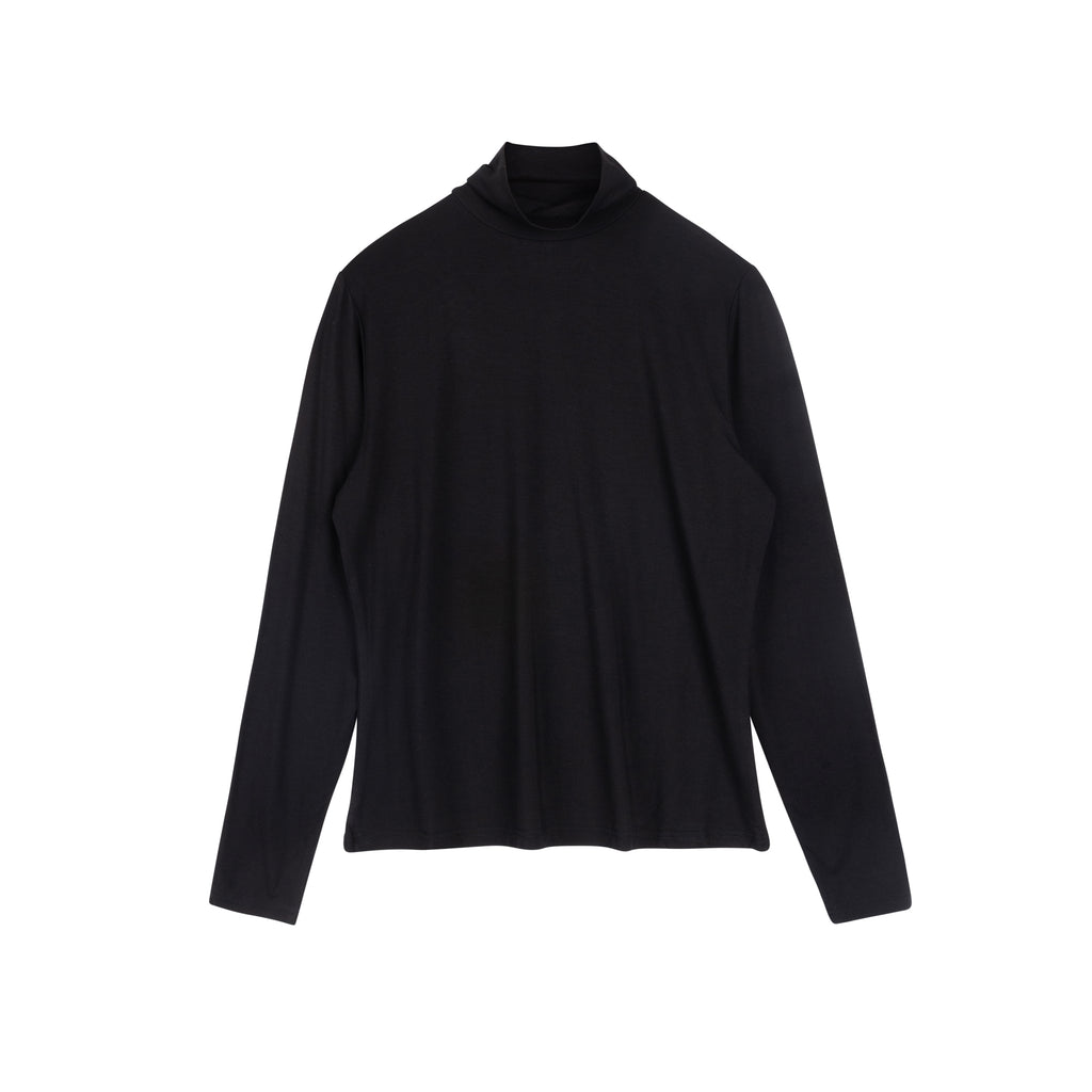 Layering Turtleneck | Black [Final Sale]