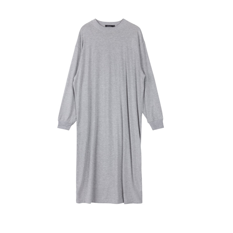 Oversized T-Shirt Dress | Gray