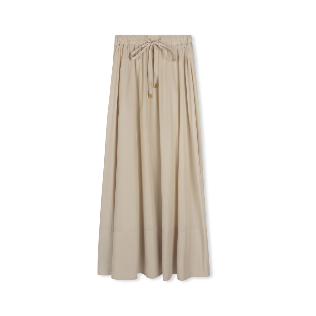 Payge drawstring skirt | Light Beige