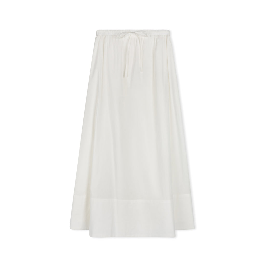 Colette Drawstring Skirt | White