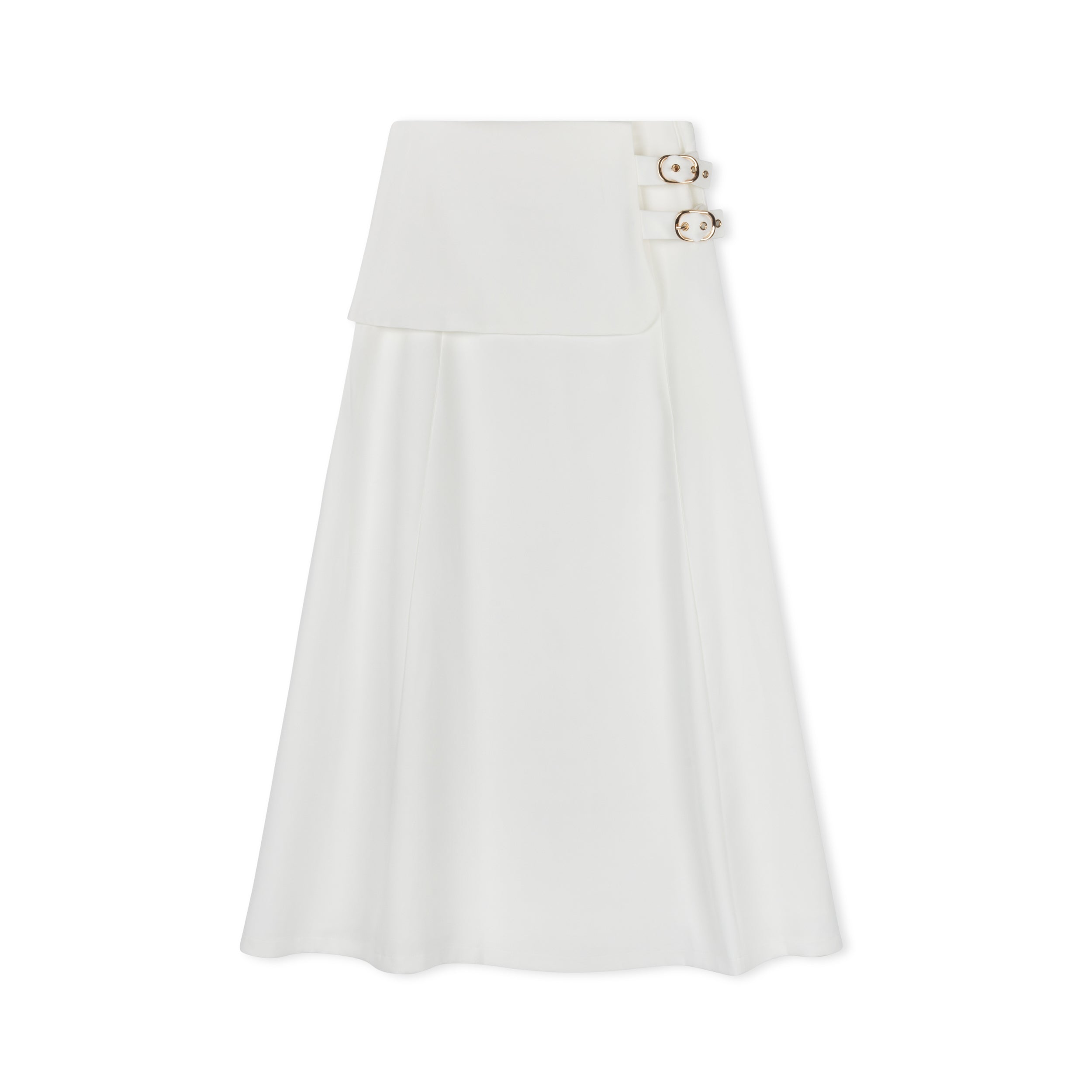 Avril Maxi Skirt | White