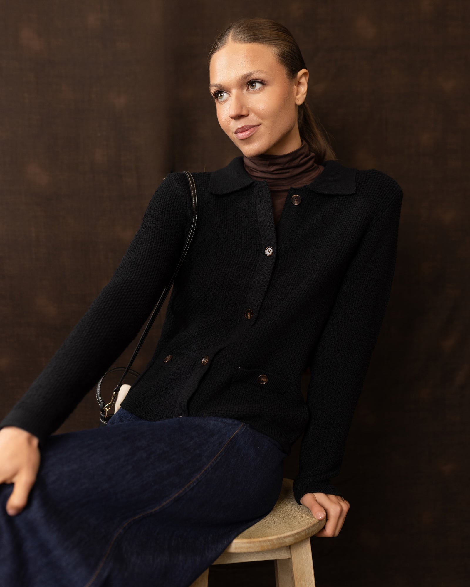 Gracie Knit Cardigan | Black