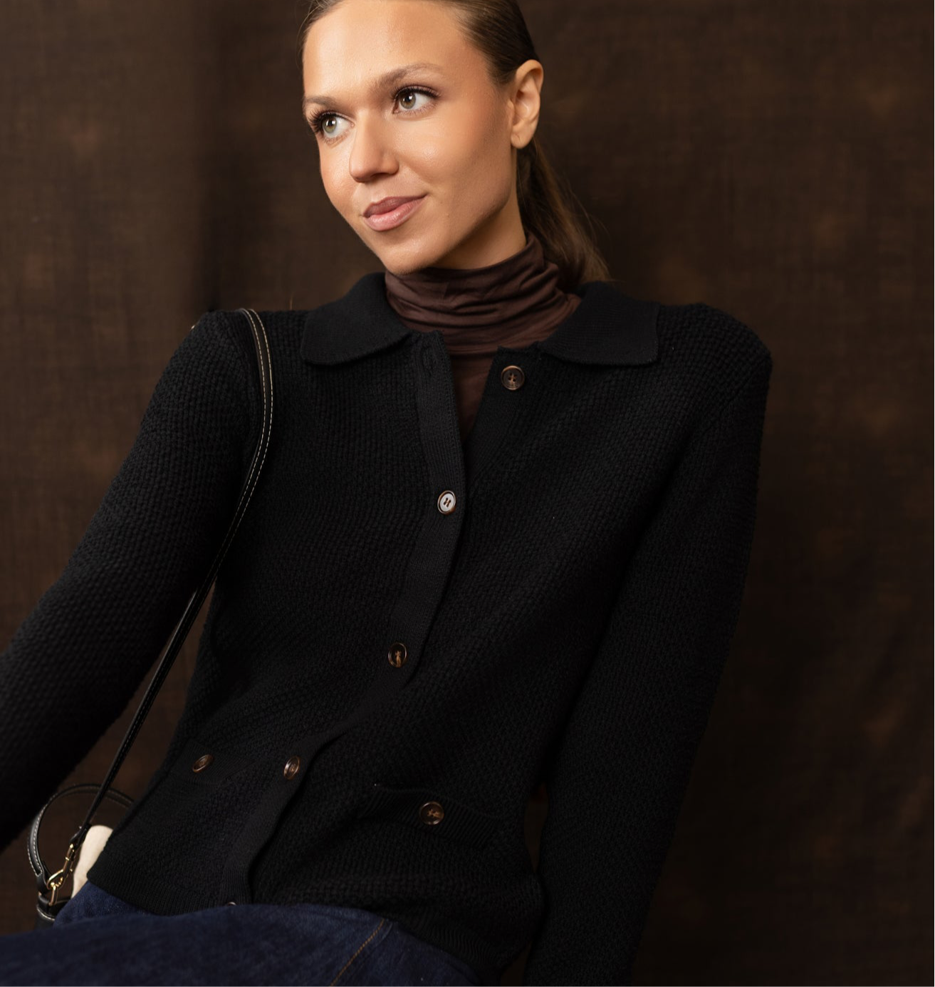 Gracie Knit Cardigan | Black