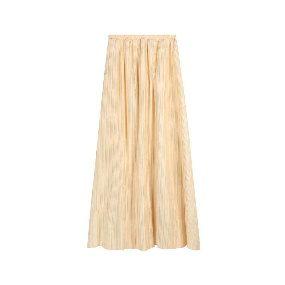 Plisse Skirt | Cream [Final Sale]