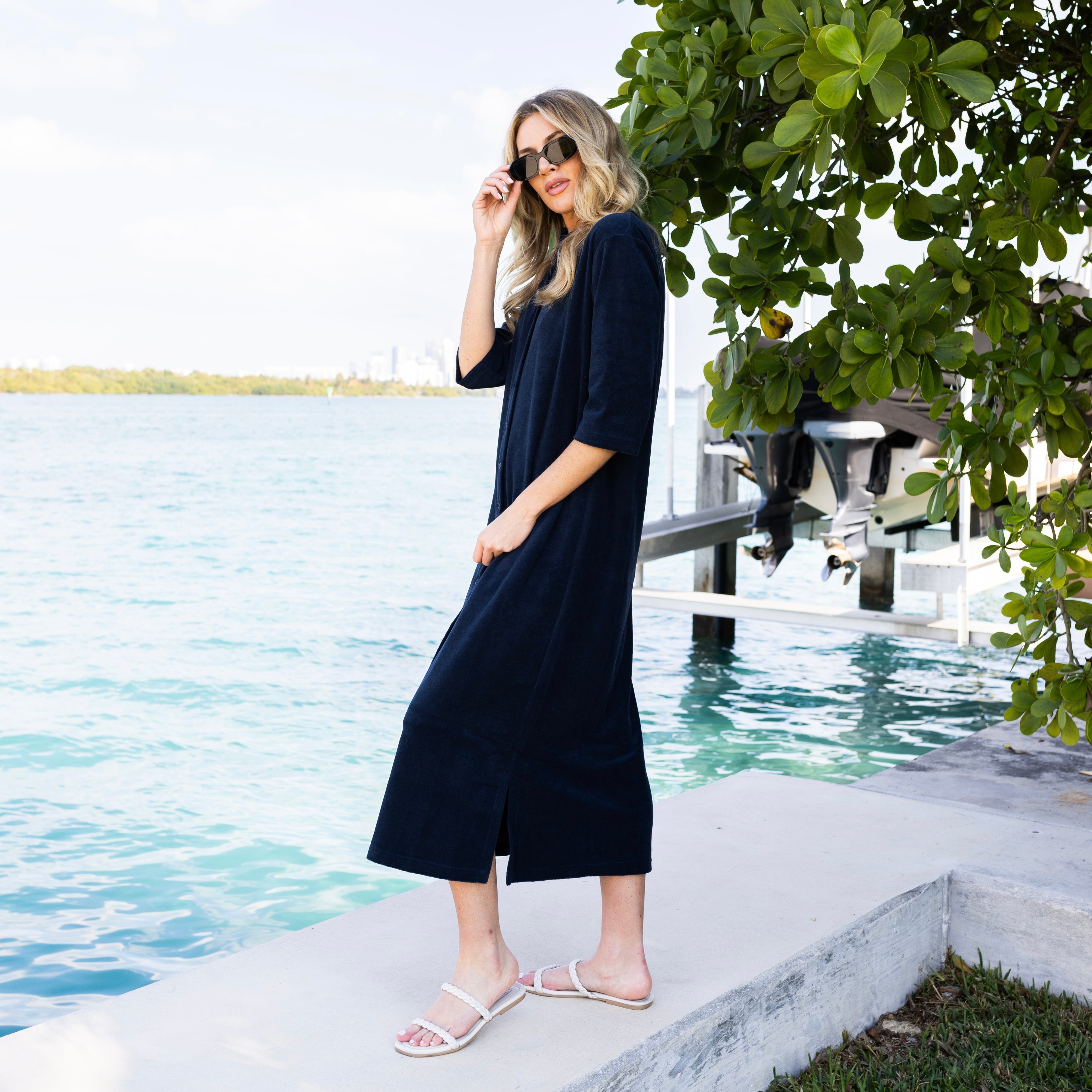 Pool Dress | Navy