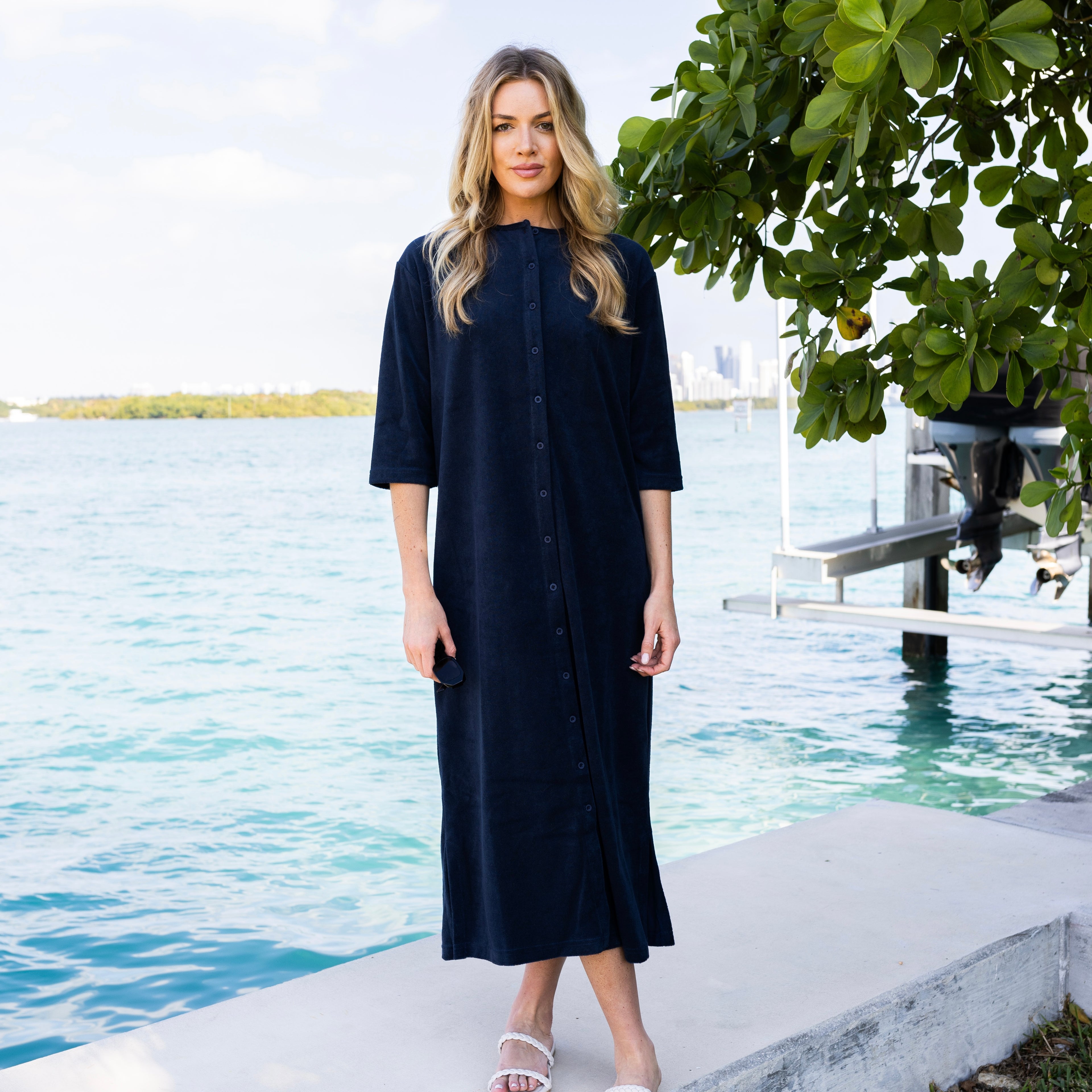Pool Dress | Navy