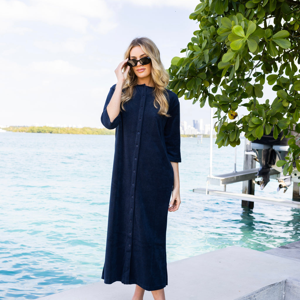 Pool Dress | Navy