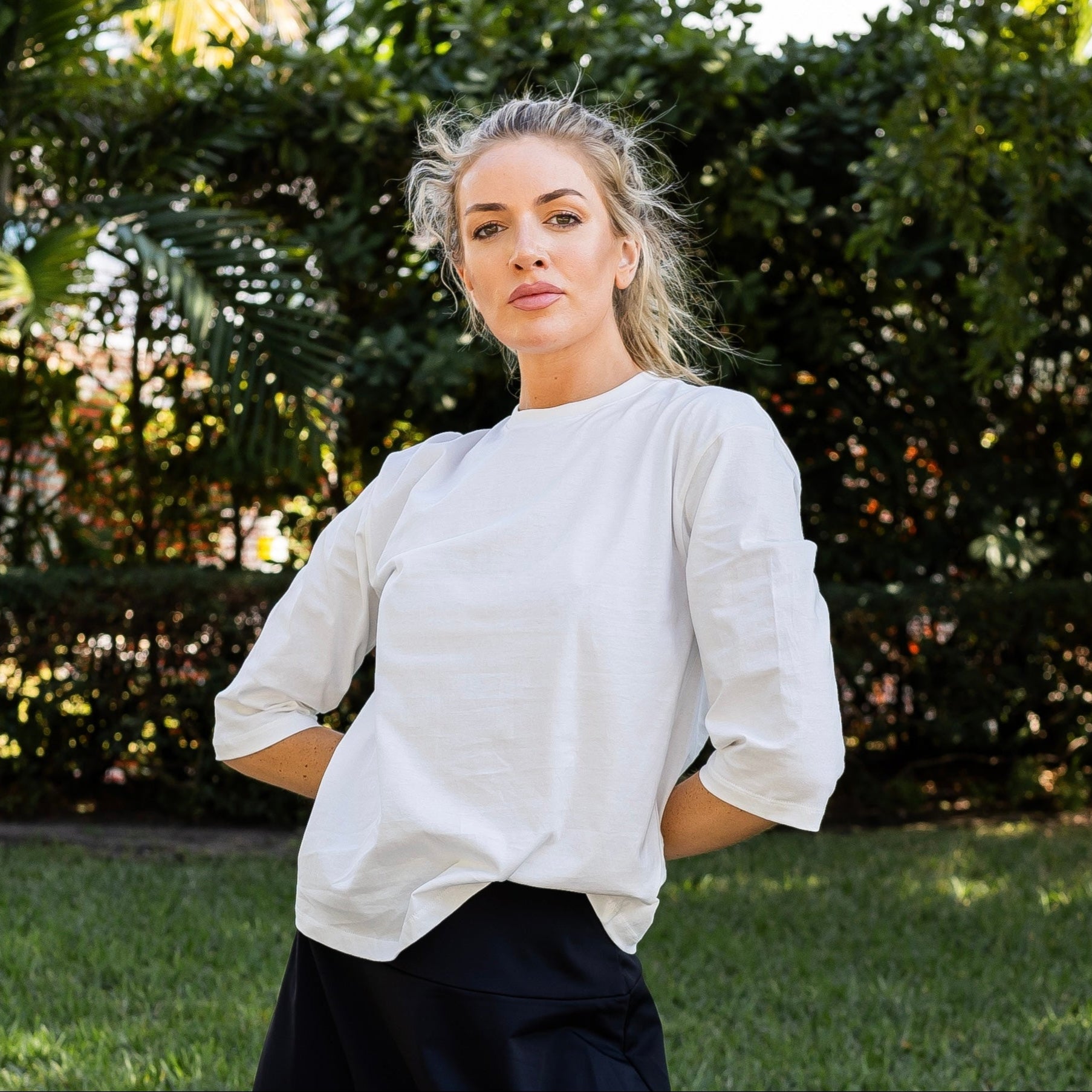 Essential Crewneck Tee | White [Final Sale]