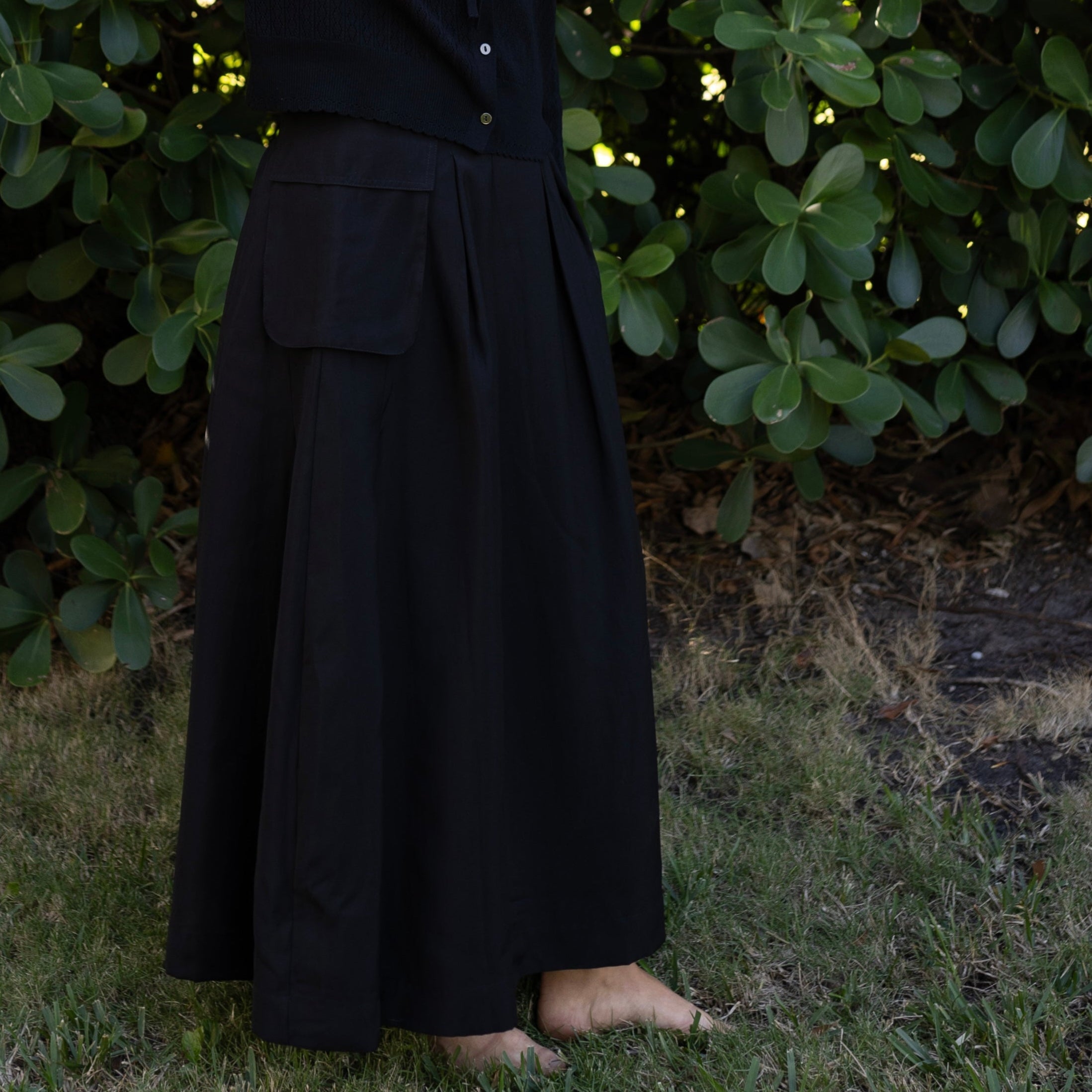 Lete Maxi Skirt | Black [Final Sale]