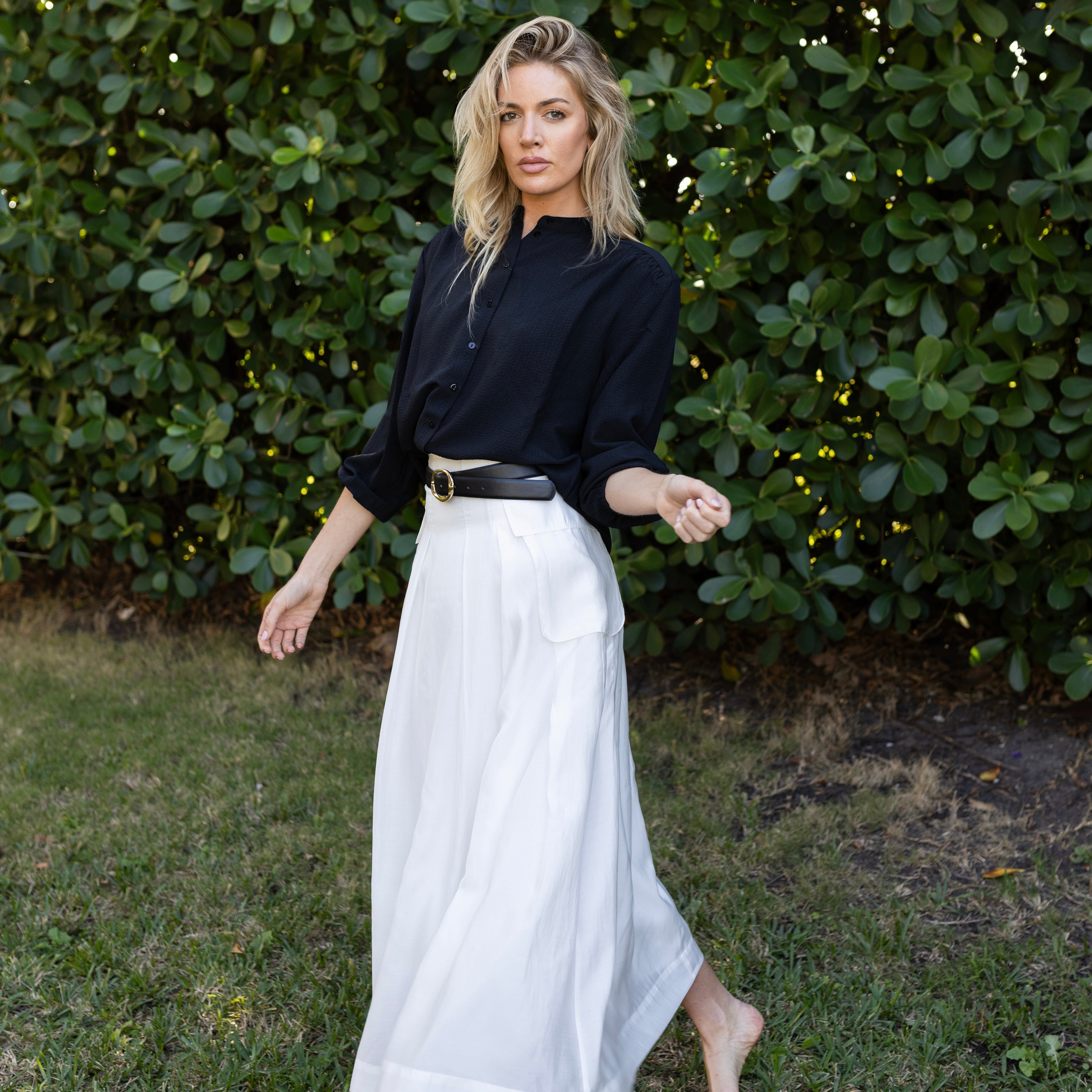 Gauze Blouse | Black [Final Sale]