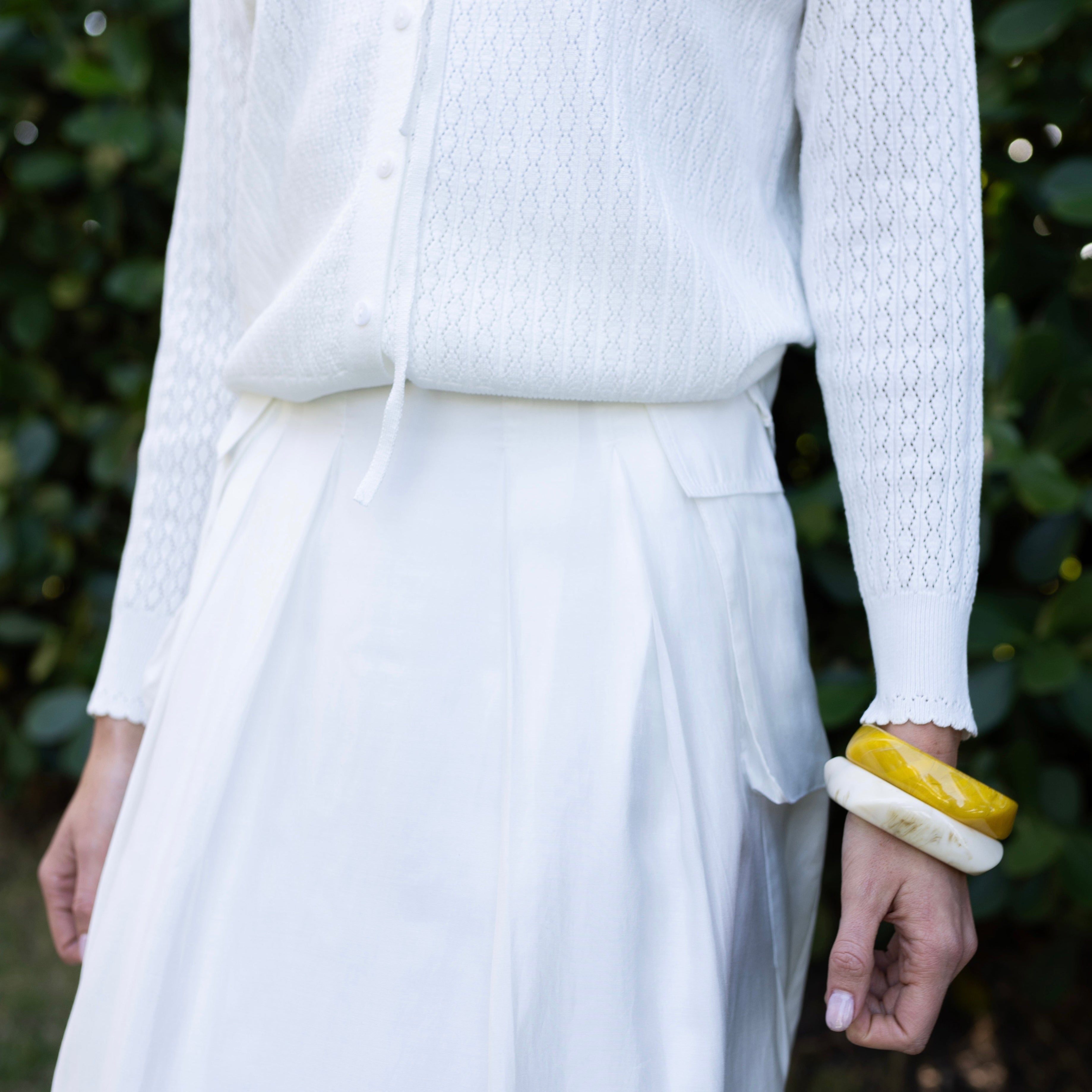 Lete Maxi Skirt | White [Final Sale]