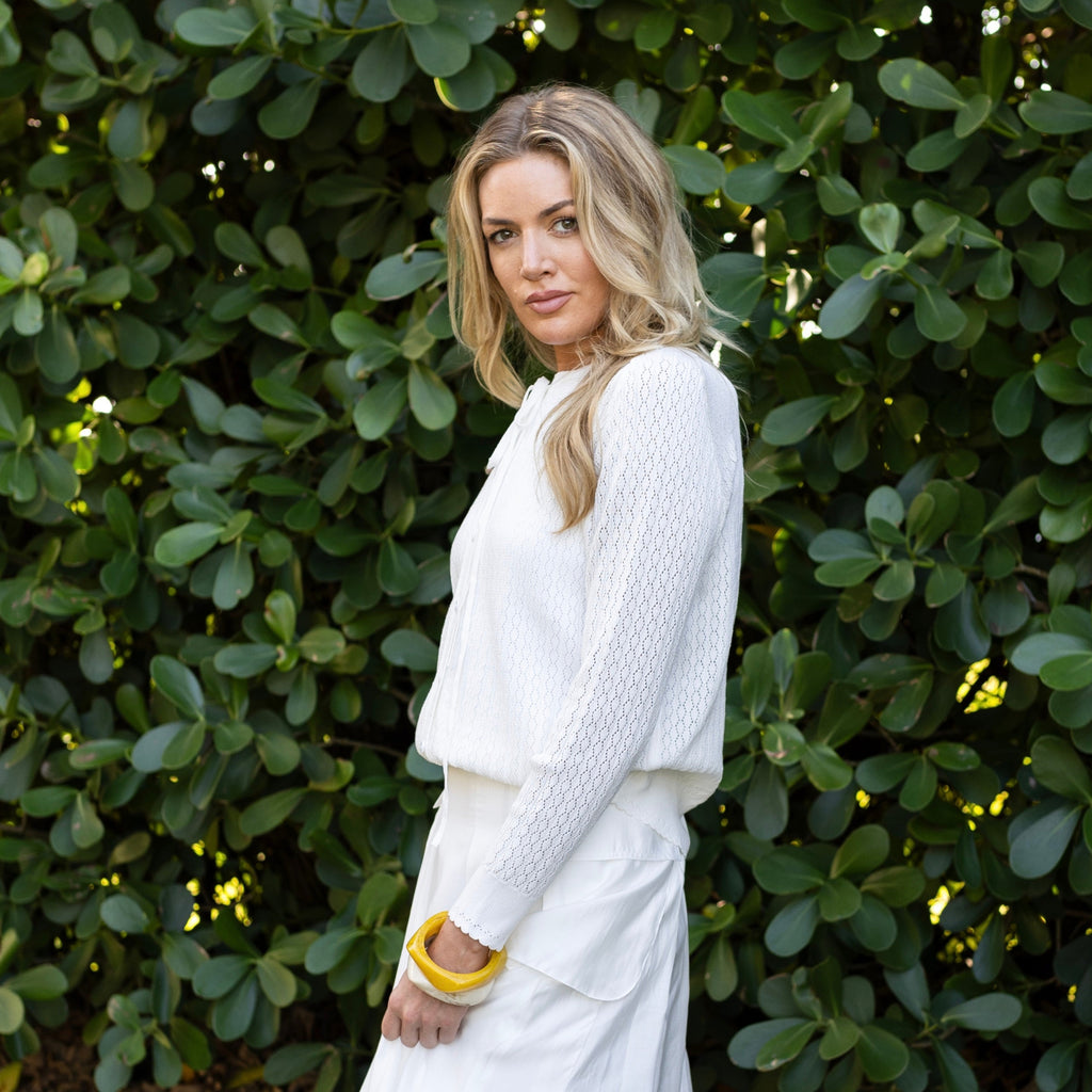 Crochet Cardi | White [Final Sale]