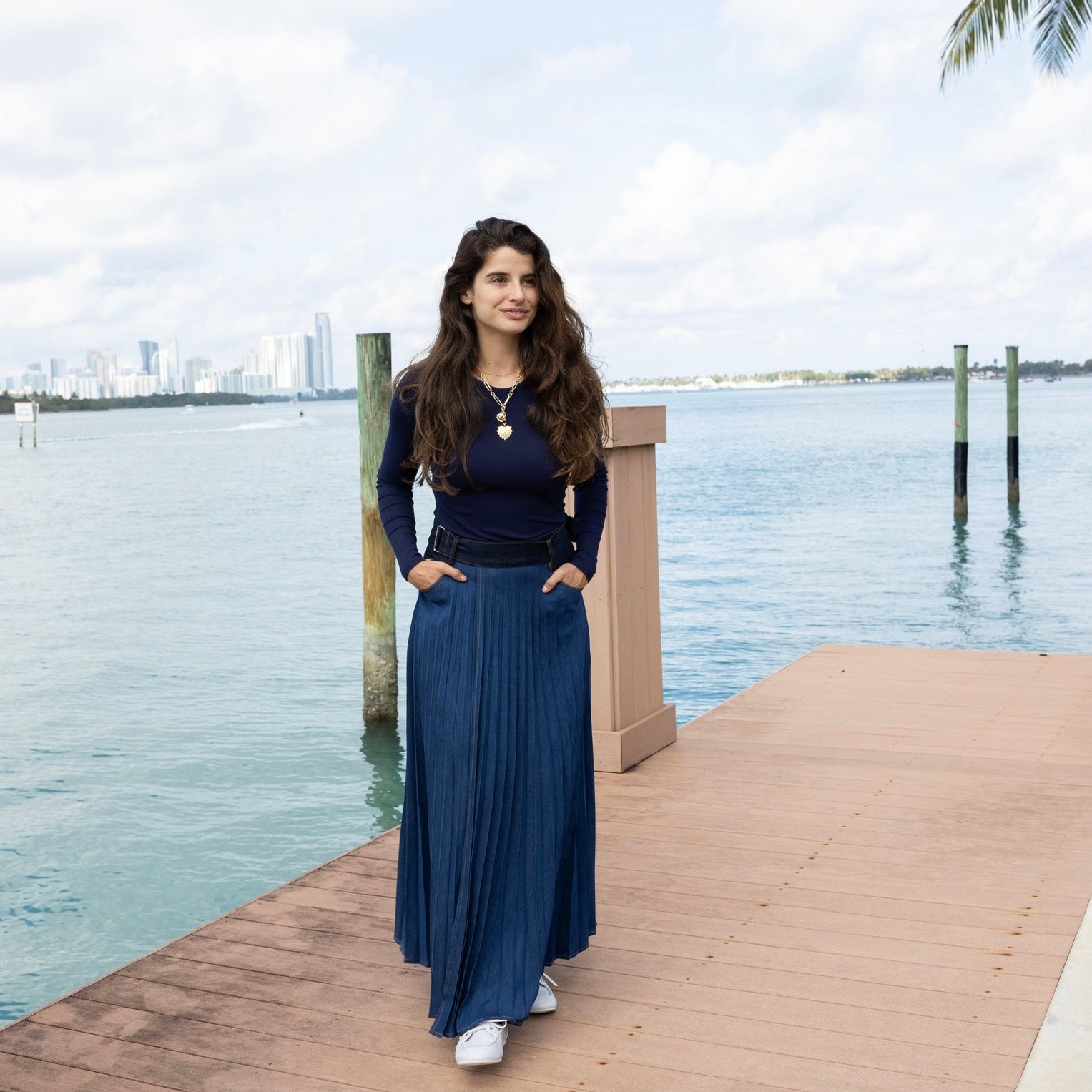 Denim Wrap Skirt | Blue [Final Sale]