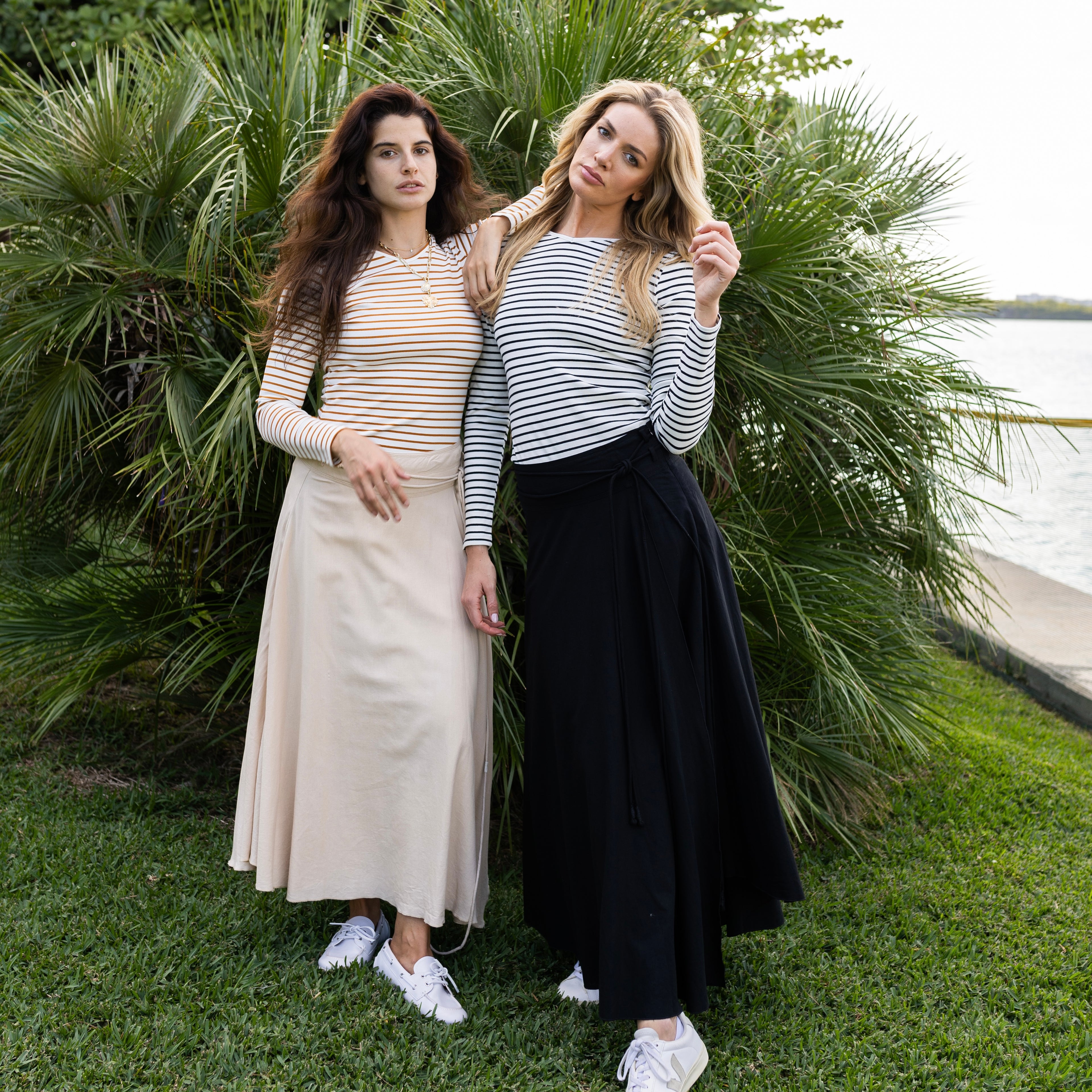 French Linen Skirt | Black [Final Sale]