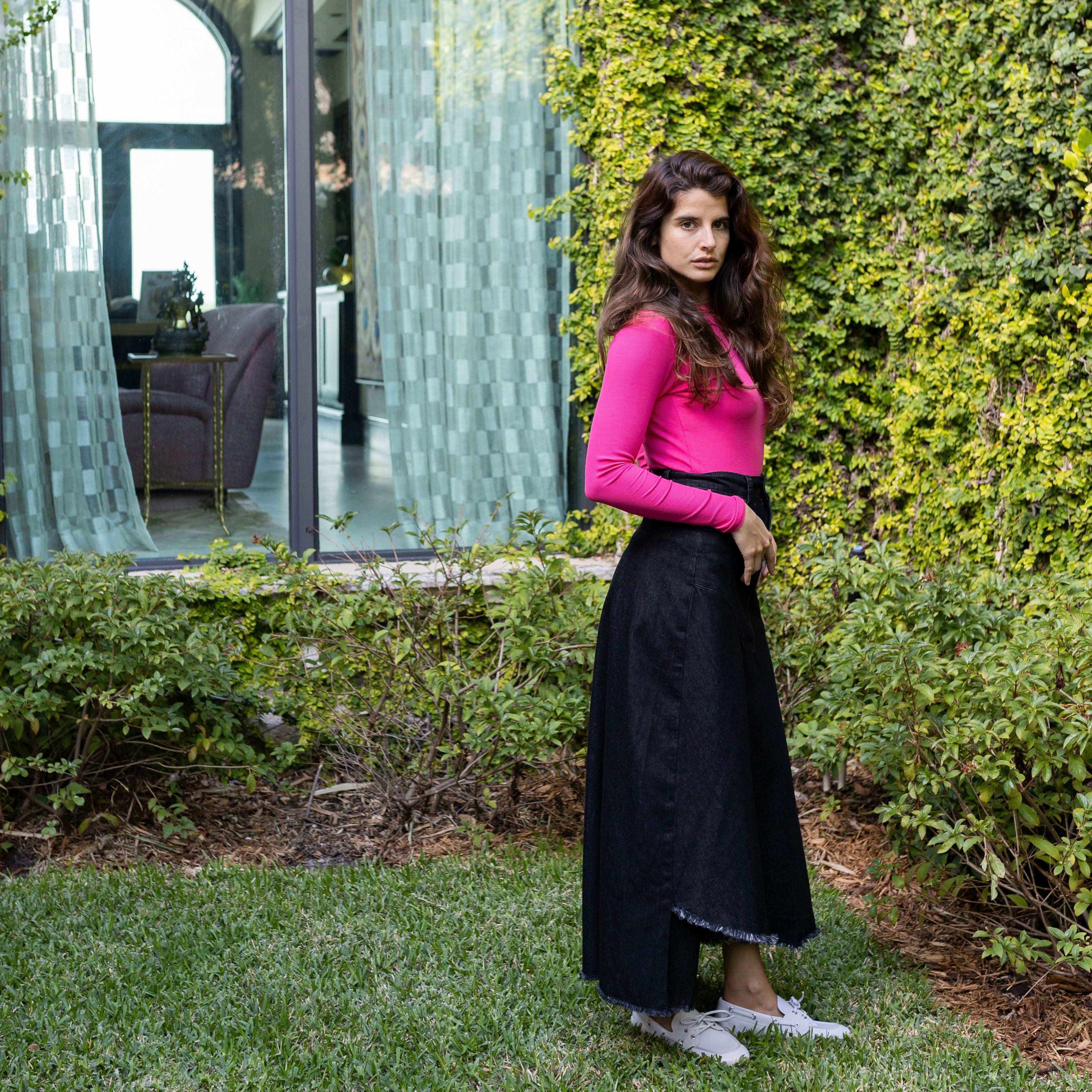 Lily Denim Skirt | Black [Final Sale]