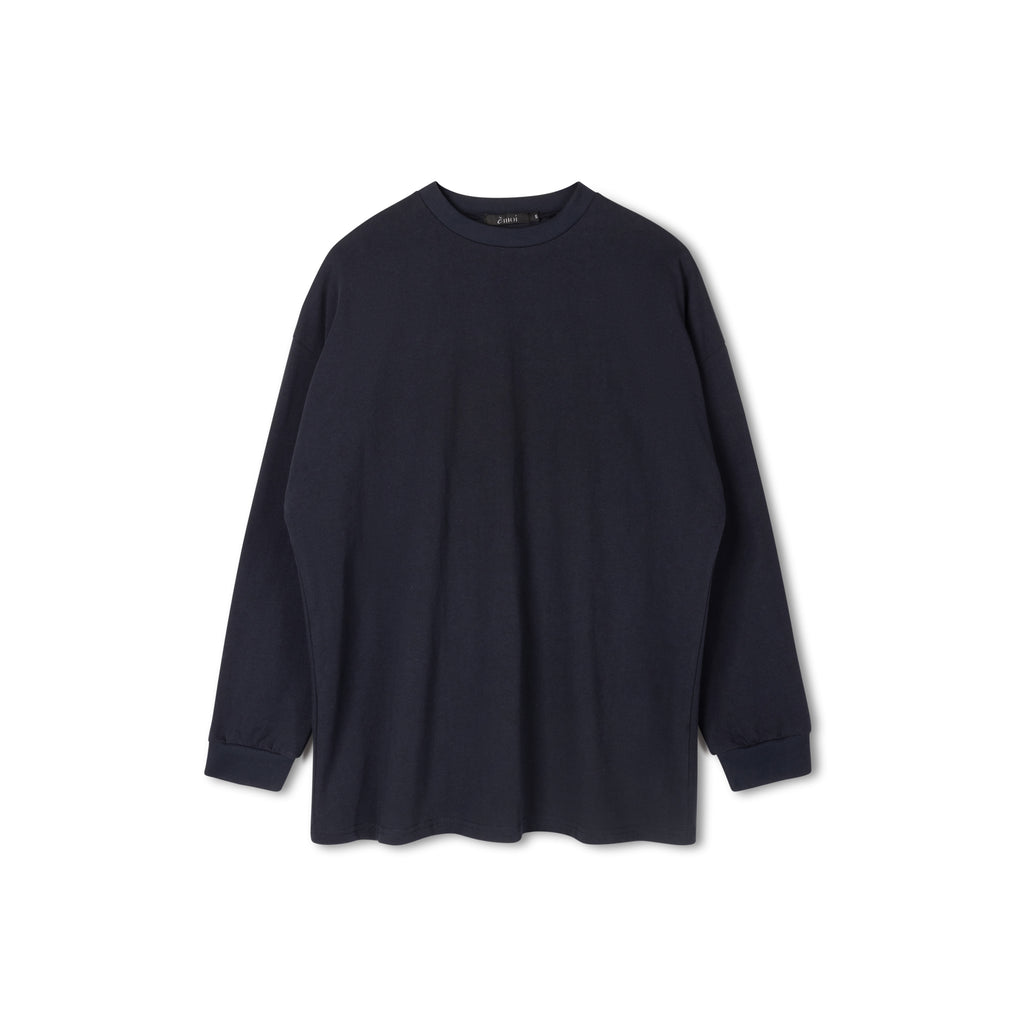 Long Crewneck Tee | Navy [Final Sale]