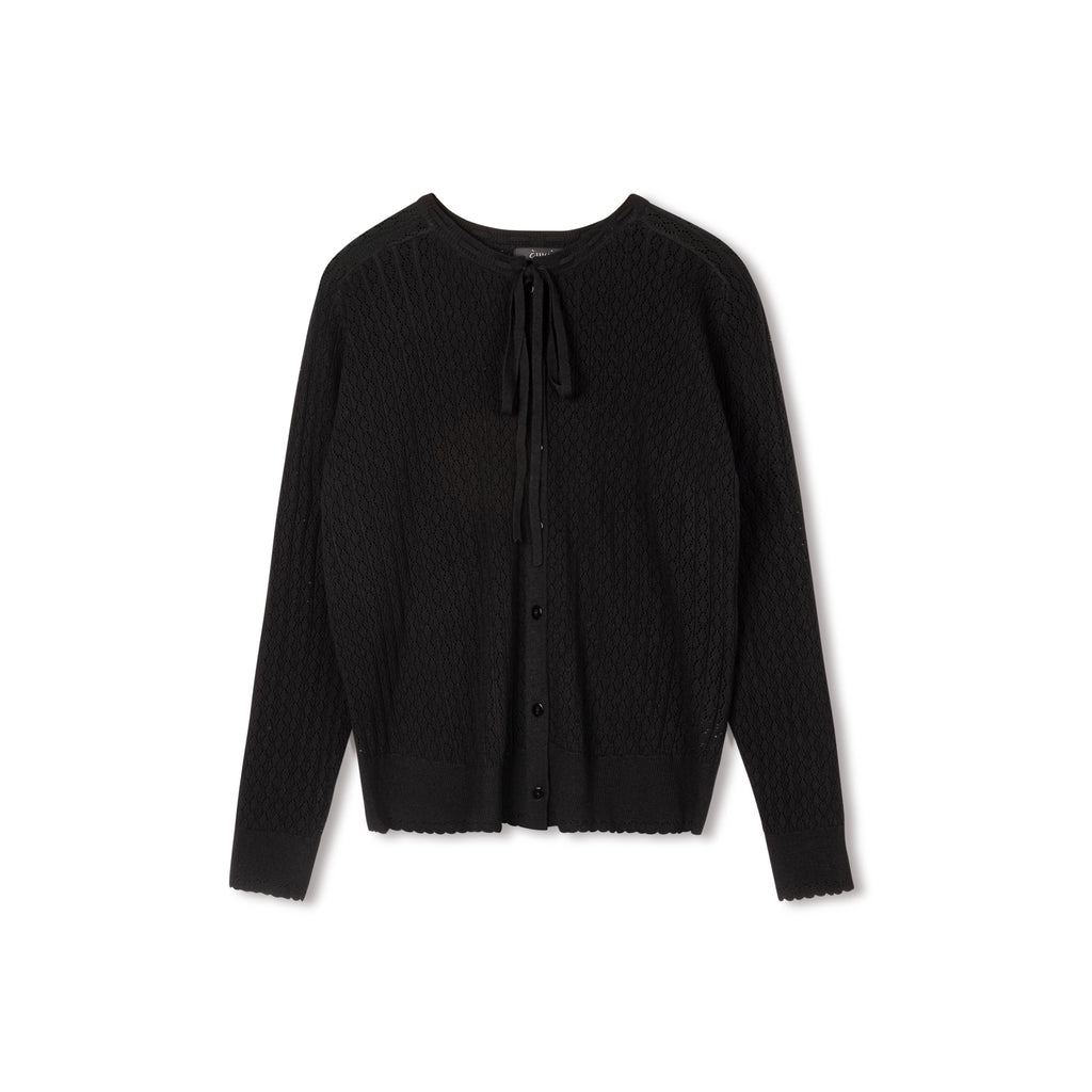 Crochet Cardi | Black [Final Sale]