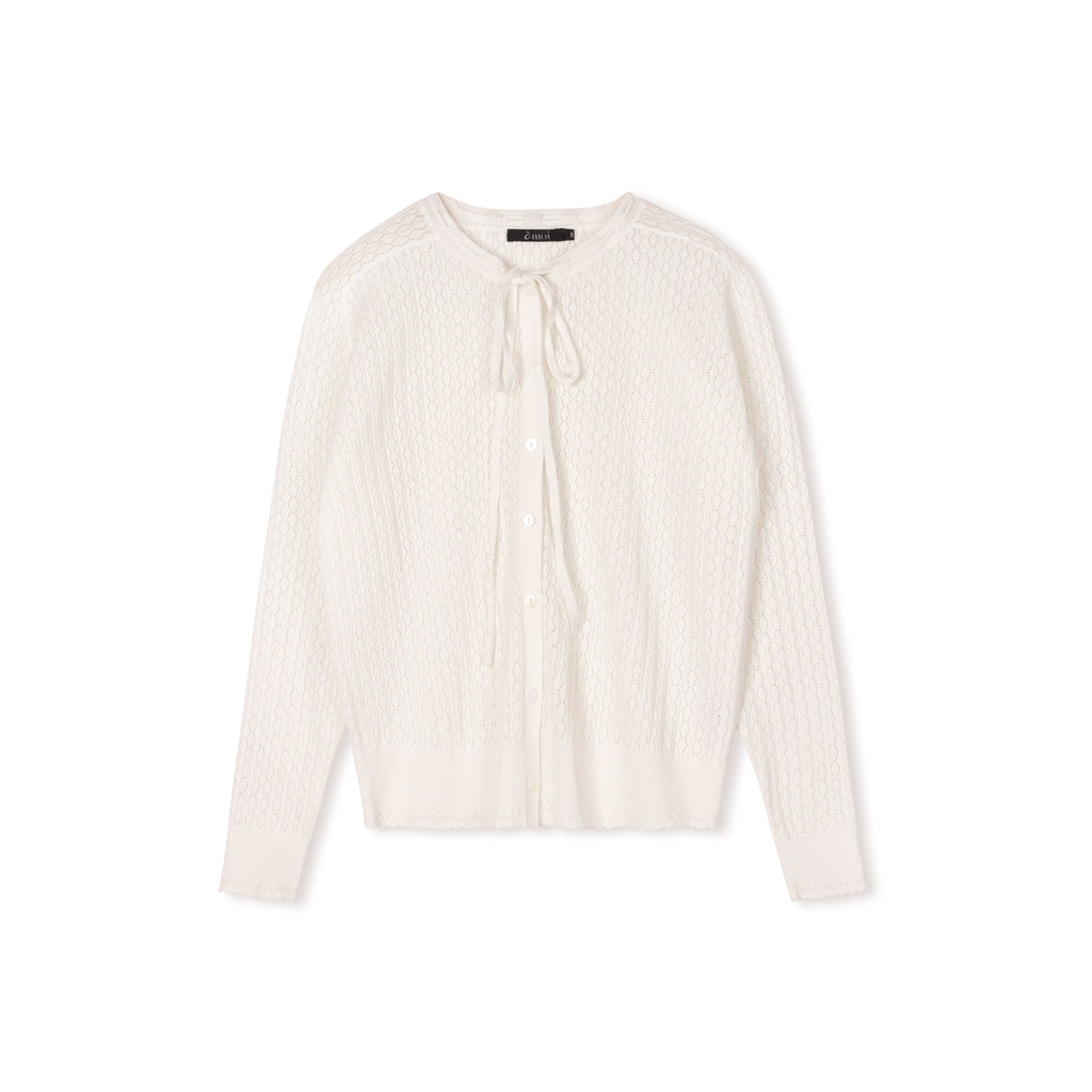 Crochet Cardi | White [Final Sale]