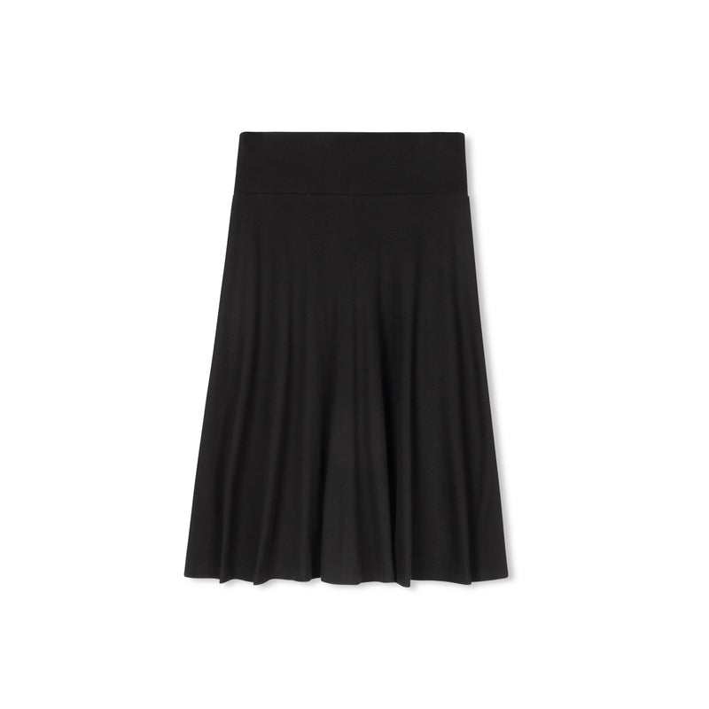 Ribbed Me Skirt | Black