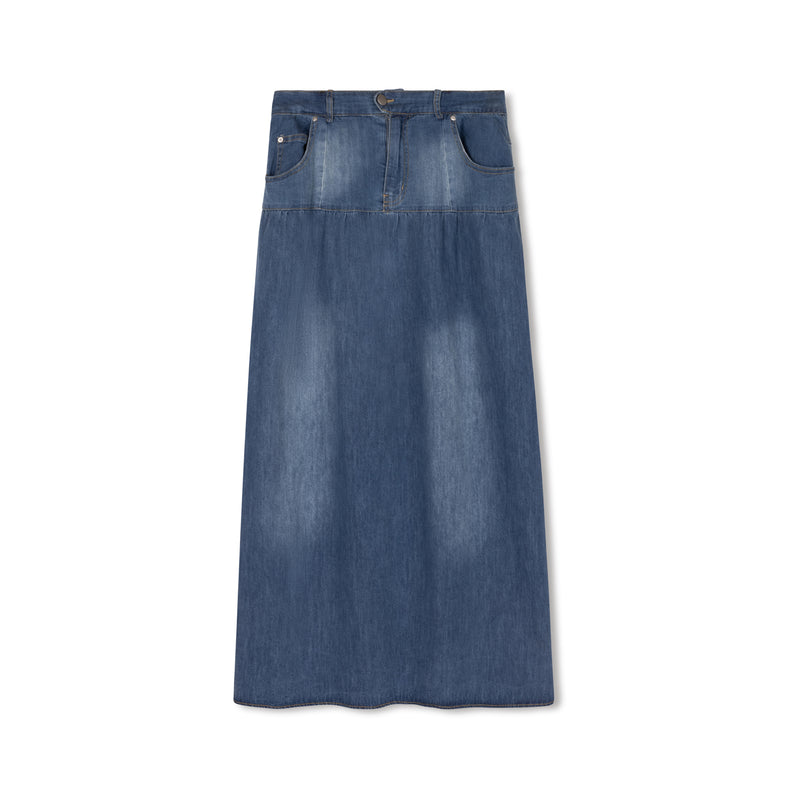 Olivia Denim Skirt | Blue