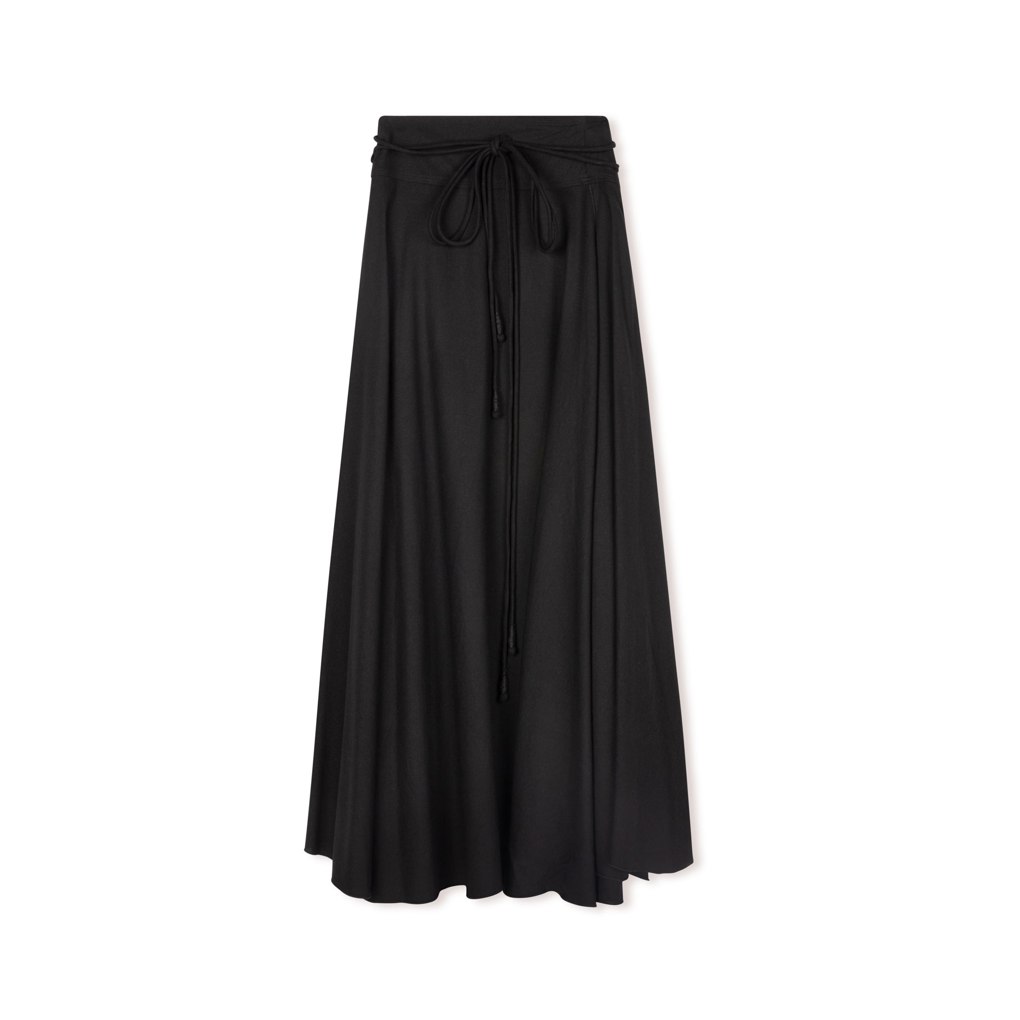 French Linen Skirt | Black [Final Sale]