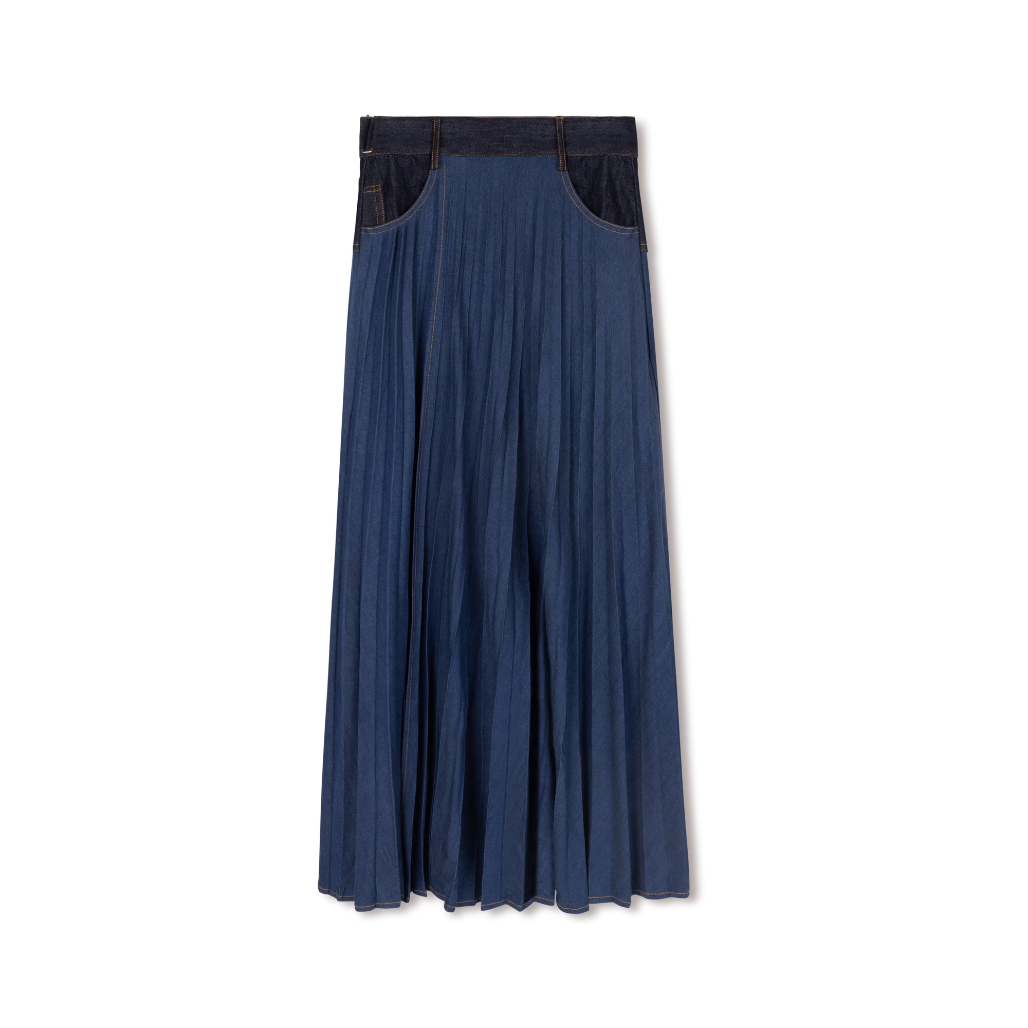 Denim Wrap Skirt | Blue [Final Sale]