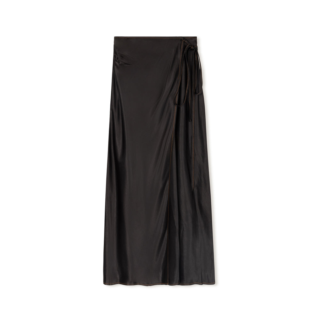 Jupe Satin Skirt | Black [Final Sale]