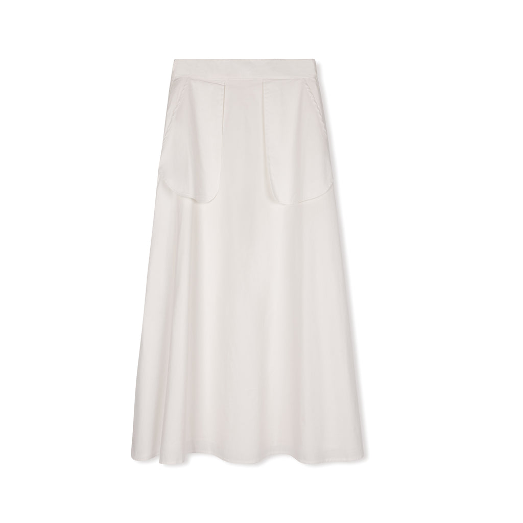 Apron Skirt | White [Final Sale]