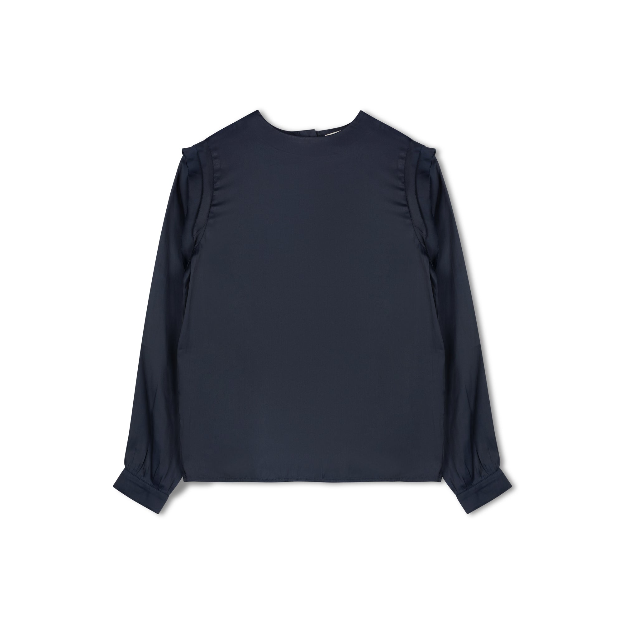 Frida Satin Top | Navy Set