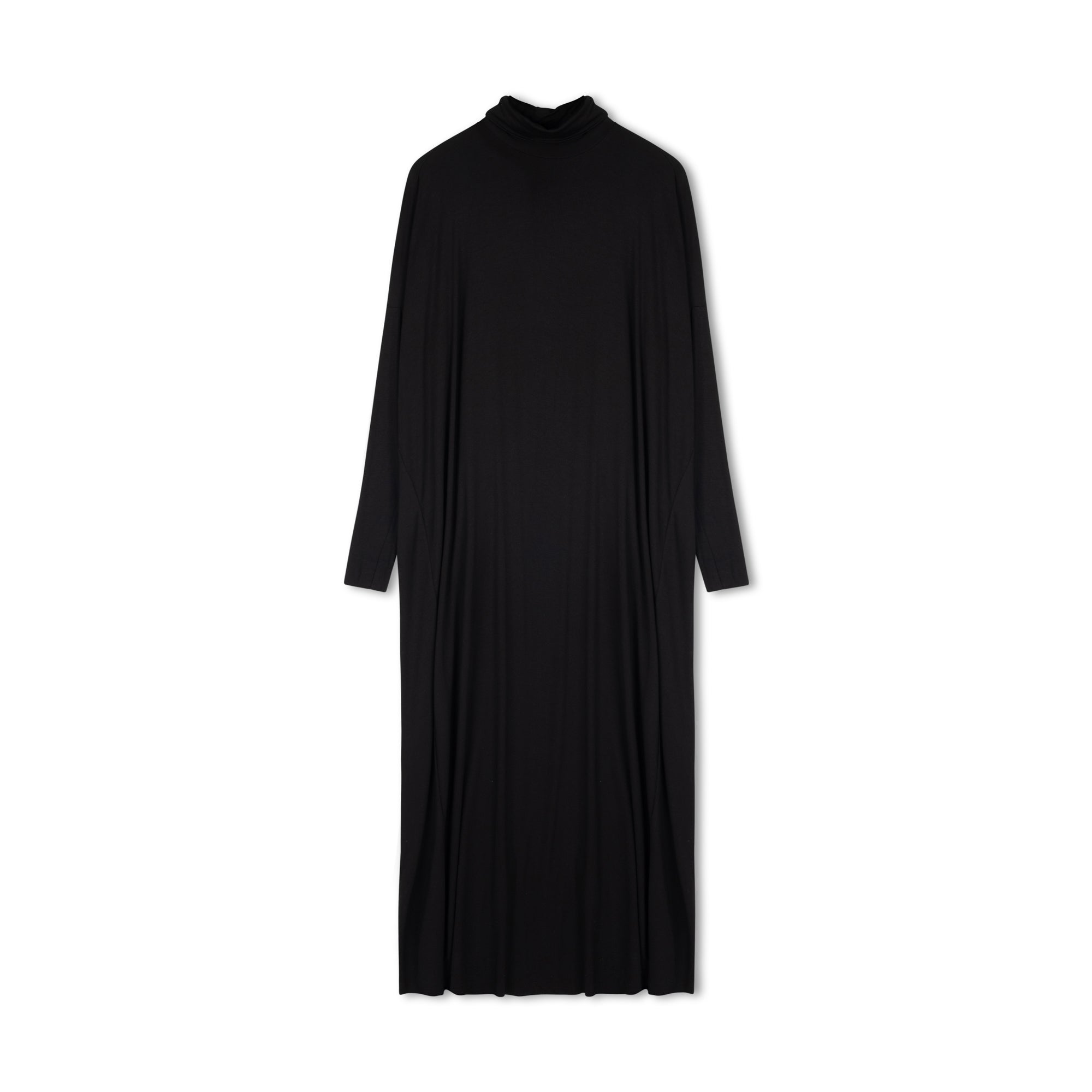 Dolman Turtleneck Dress | Black